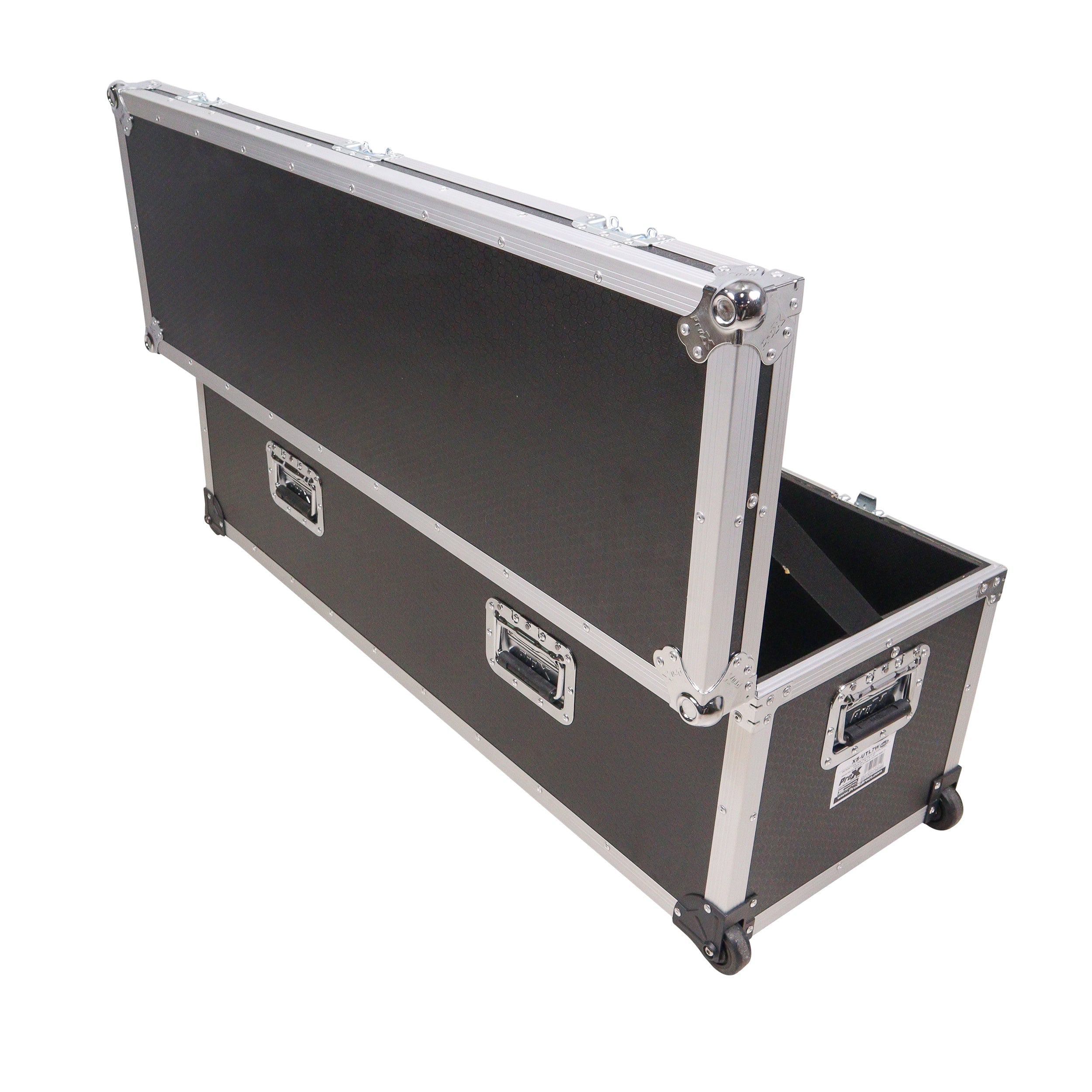 ProX ATA Utility Flight Travel Heavy-Duty Storage Road Case with Low Profile Wheels – 48x16x16 in. Exterior