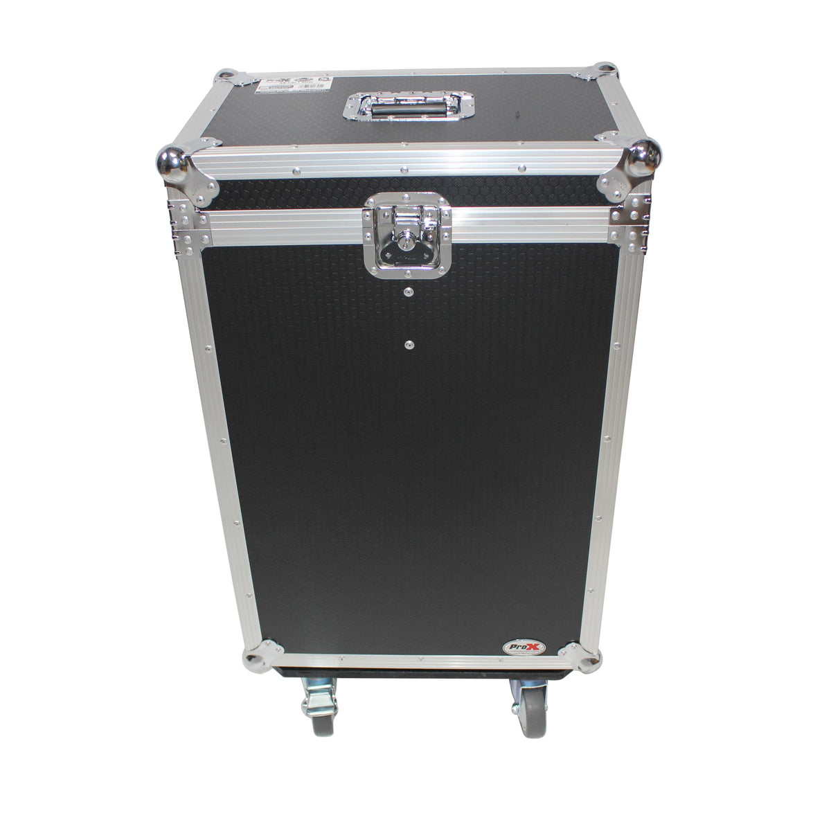 ProX ATA Digital Audio Mixer Flight Case for Yamaha QL1 Mixer CaseConsole with Doghouse compartment and Caster wheels.