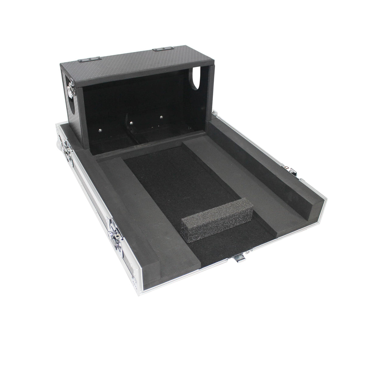 ProX ATA Digital Audio Mixer Flight Case for Yamaha QL1 Mixer CaseConsole with Doghouse compartment and Caster wheels.