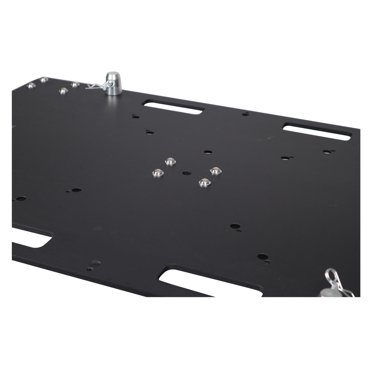 ProX 24 x 30 inch Rolling Base Plate for Rapid Grid Modular Truss System with locking casters - Black Finish.