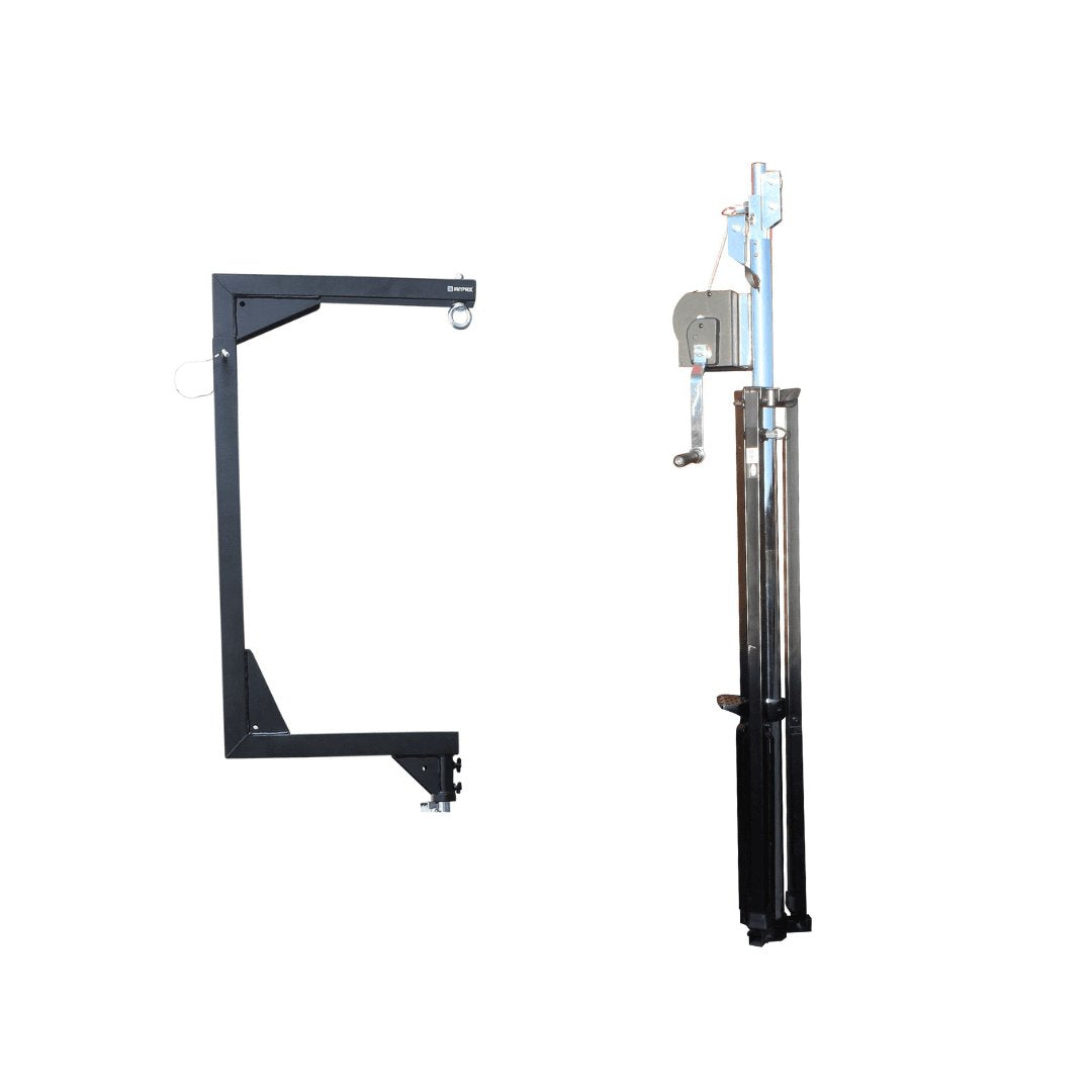 ProX Telescopic C-Shape Support for Small Line Array Speakers Max Load Incl XT-CRANK14FT220 crank stand.