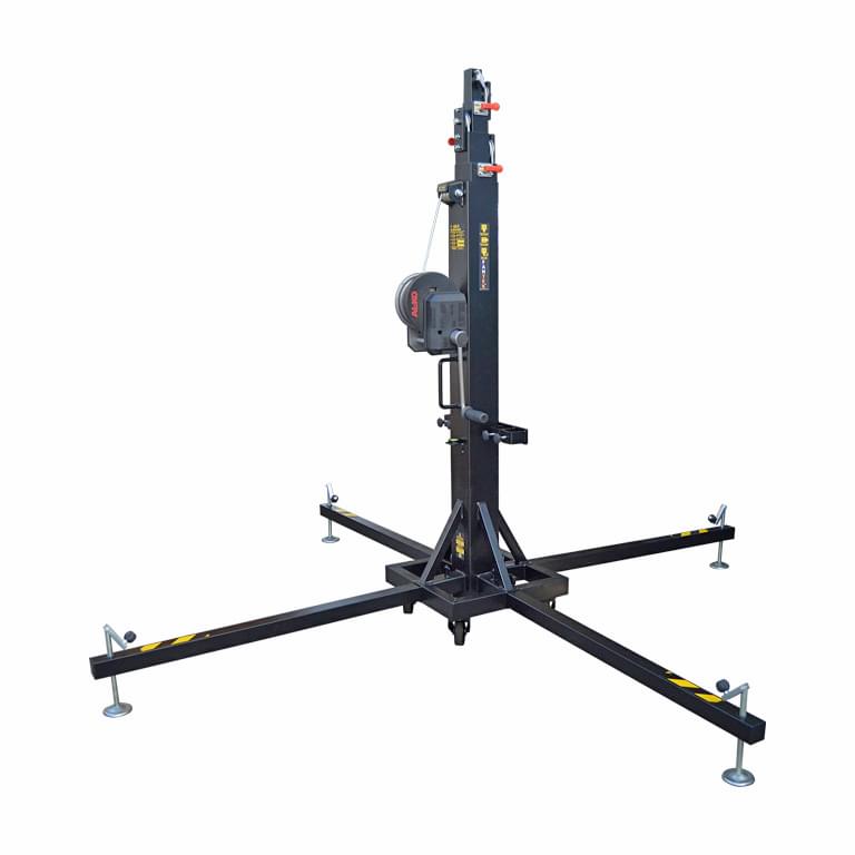 ProX Top Loading Lifting tower - Capacity 496 lbs Max Height 21.06 ft - Made in Spain by Fantek.