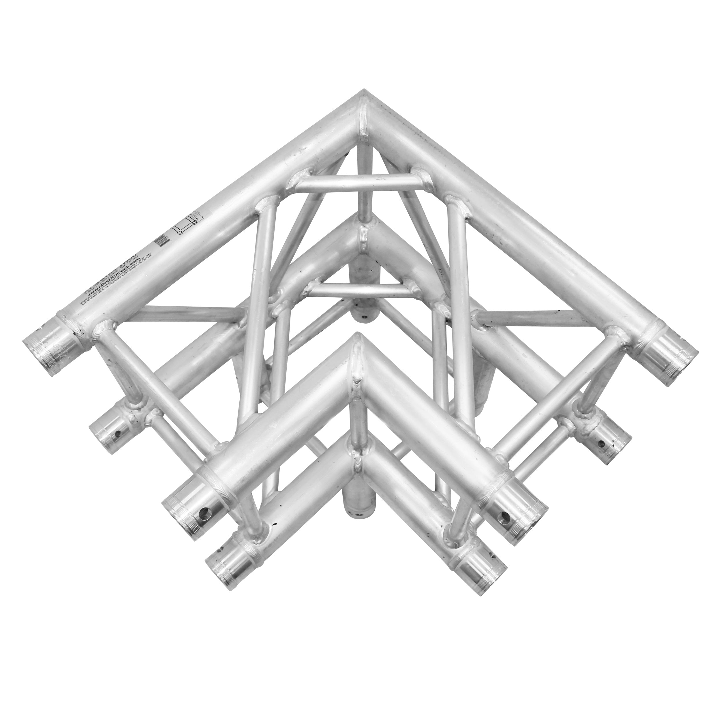 ProX F34 Square Truss Junction Corner Block 3 Way 90 Degree