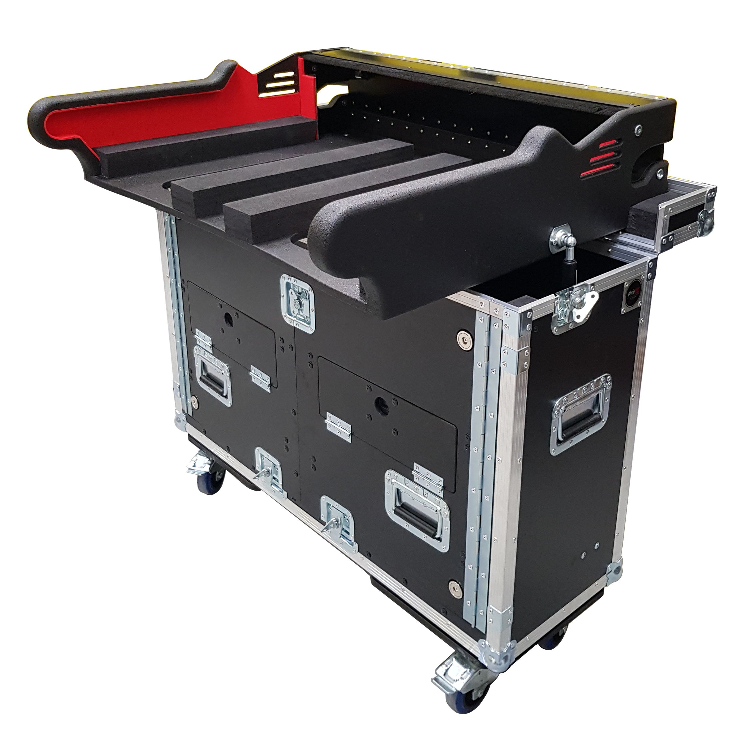 ProX MIDAS M32 Flip-Ready Hydraulic Console Easy Retracting Lifting Case by ZCASE