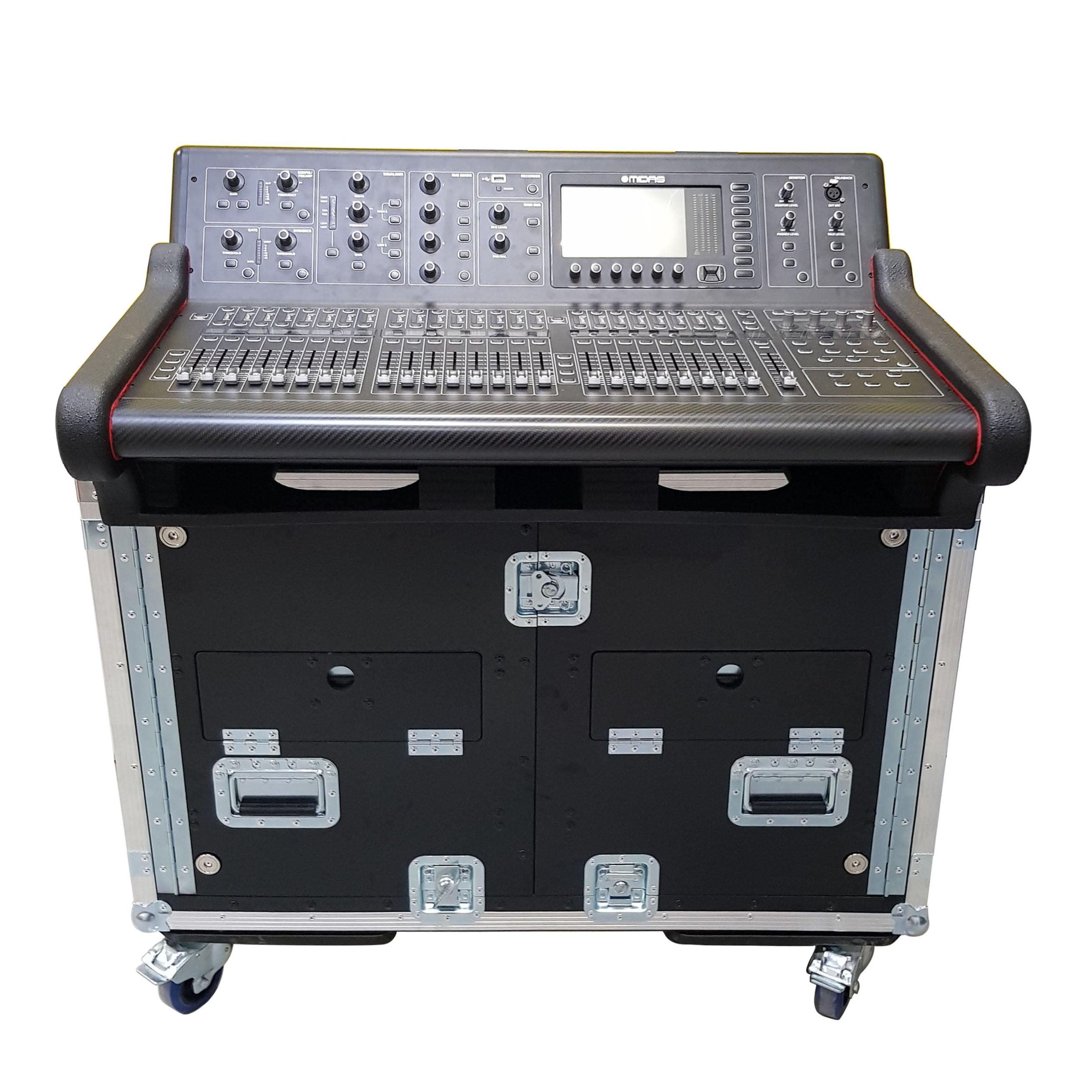 ProX MIDAS M32 Flip-Ready Hydraulic Console Easy Retracting Lifting Case by ZCASE
