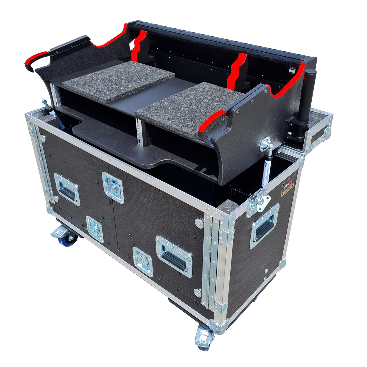 ProX Flip-Ready Easy Retracting Case for grandMA3 Compact XT Console by ZCase.