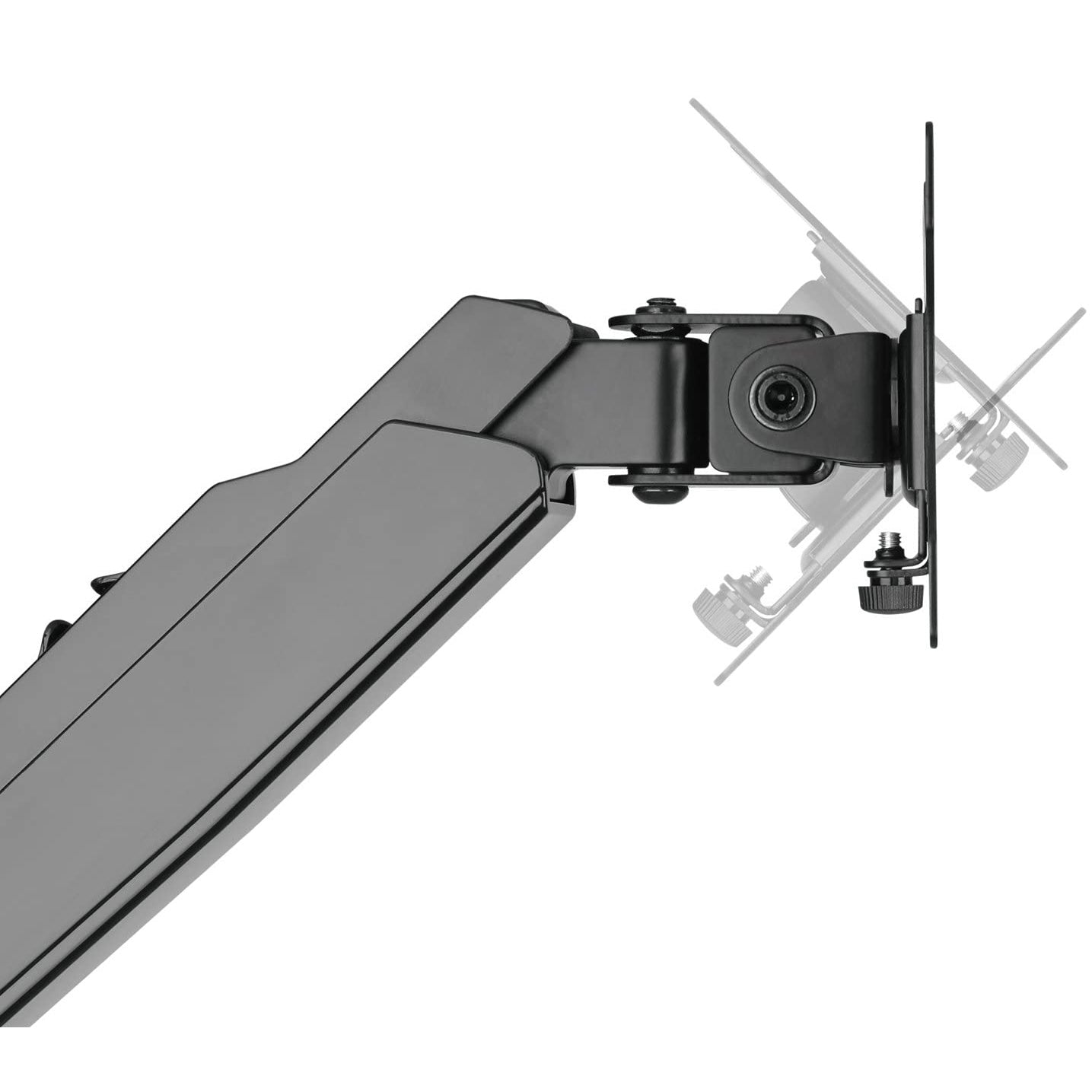 ProX Laptop Tray and Bracket with Gas Spring Double Arm Fits 17" - 32" Monitors