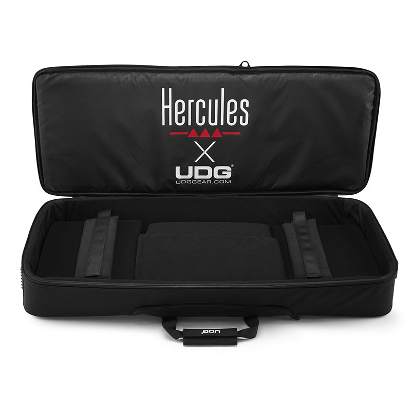 Hercules DJControl T10 Gig Pack - Motorized DJ performance controller with 10” vinyl discs and Backpack