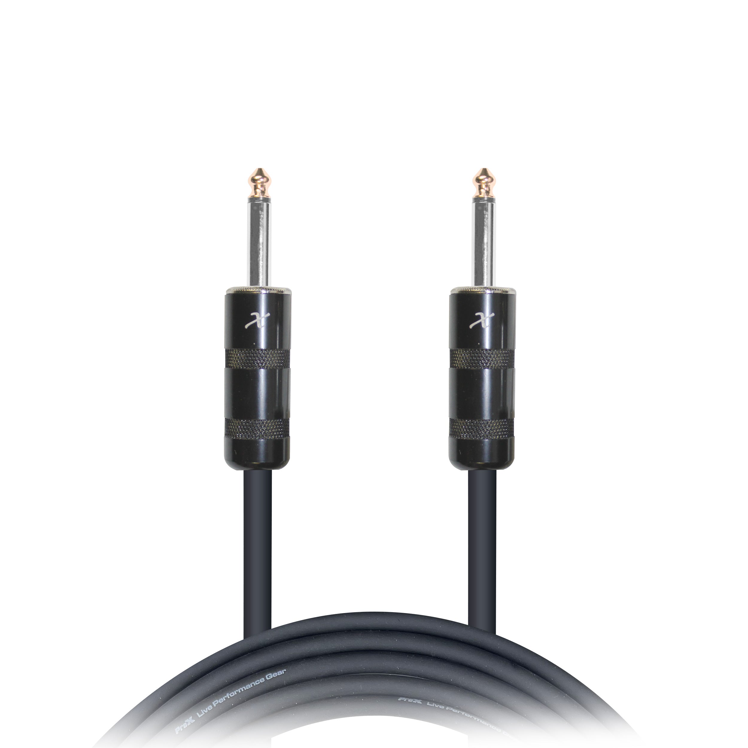 ProX 50 Ft High Performance 1/4 inch Male Speaker to 1/4 inch Male Speaker Cable 12 AWG