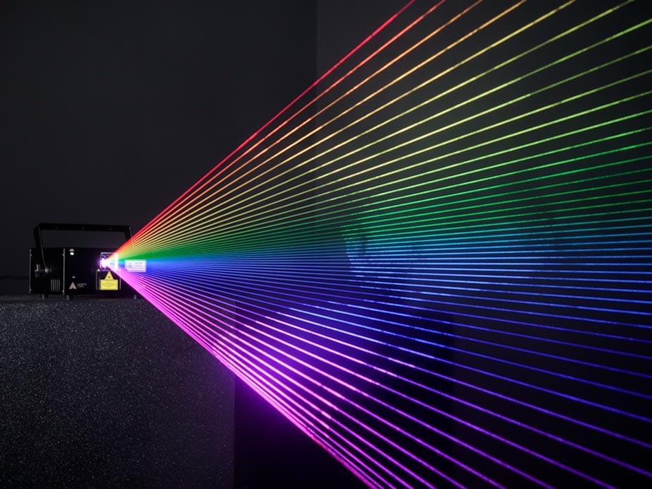 ProX Unity Raw 3 Watt RGB DMX Laser Light Show Projector System.
