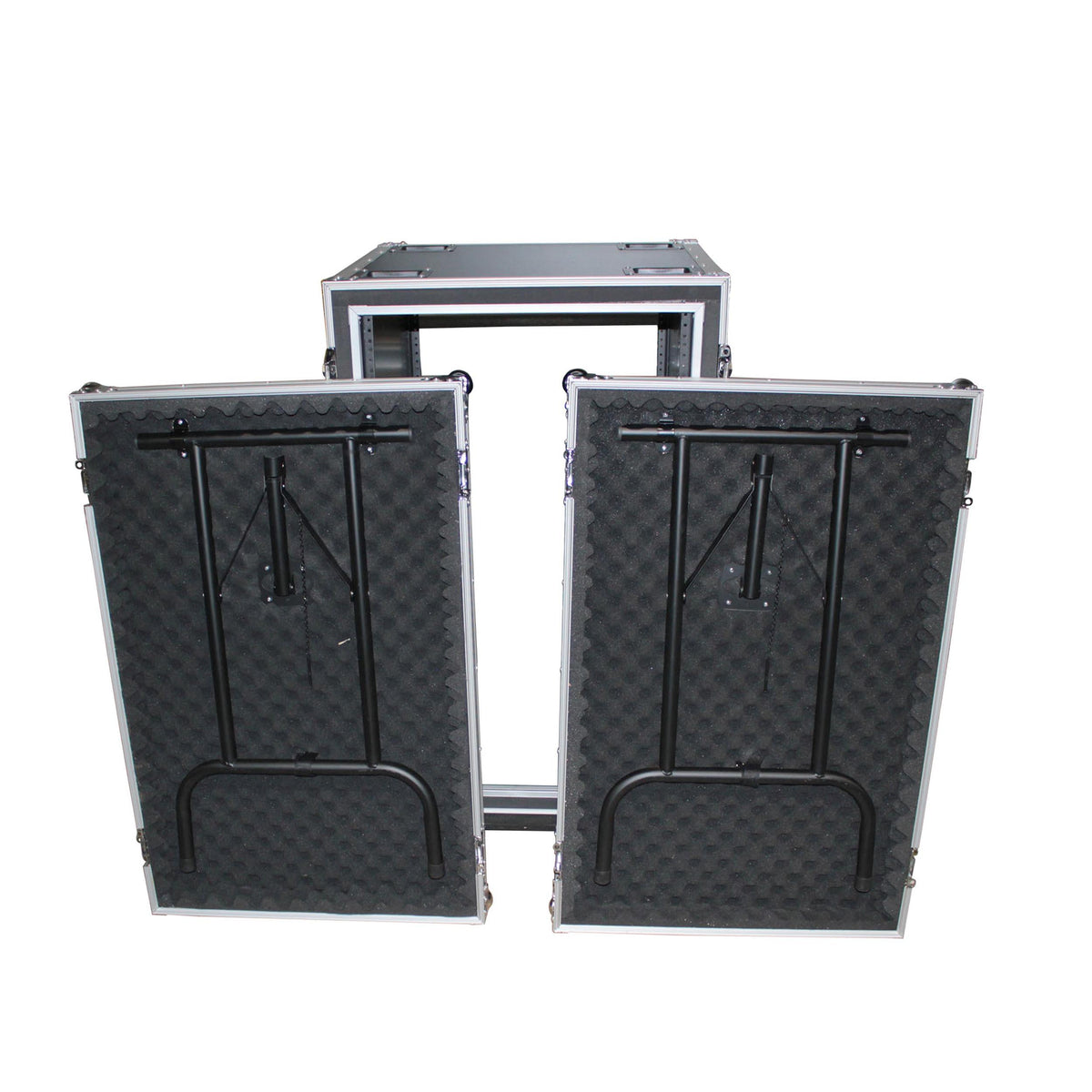ProX 14U Space Shockproof Amp Rack ATA Flight Case 20" Depth.
