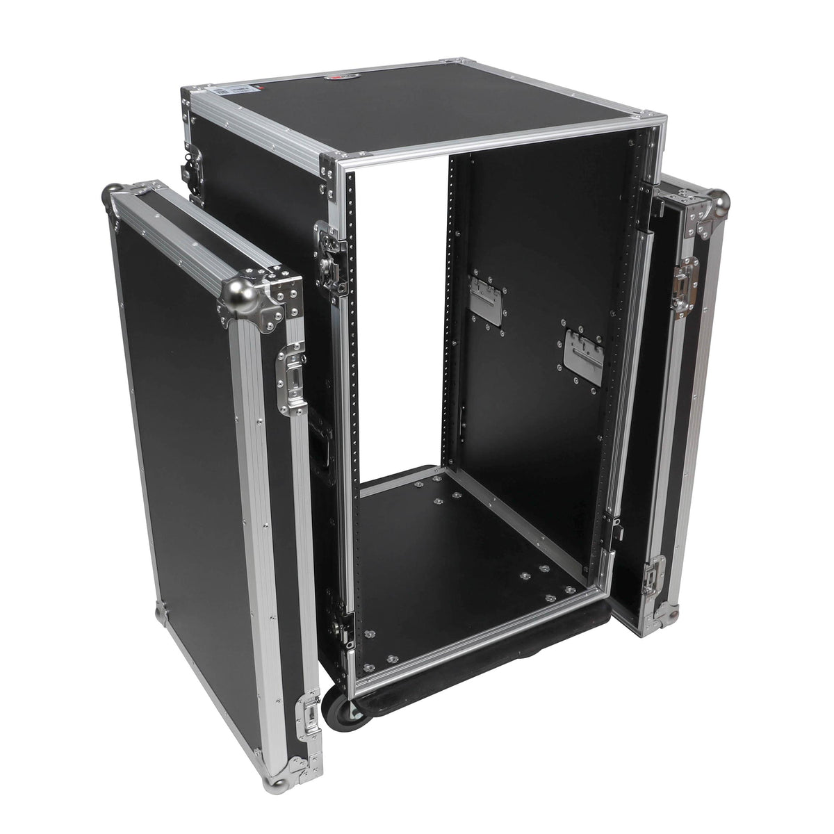 ProX 18U Space Amp Rack Mount ATA Flight Case 19 Inch Depth W-Casters.