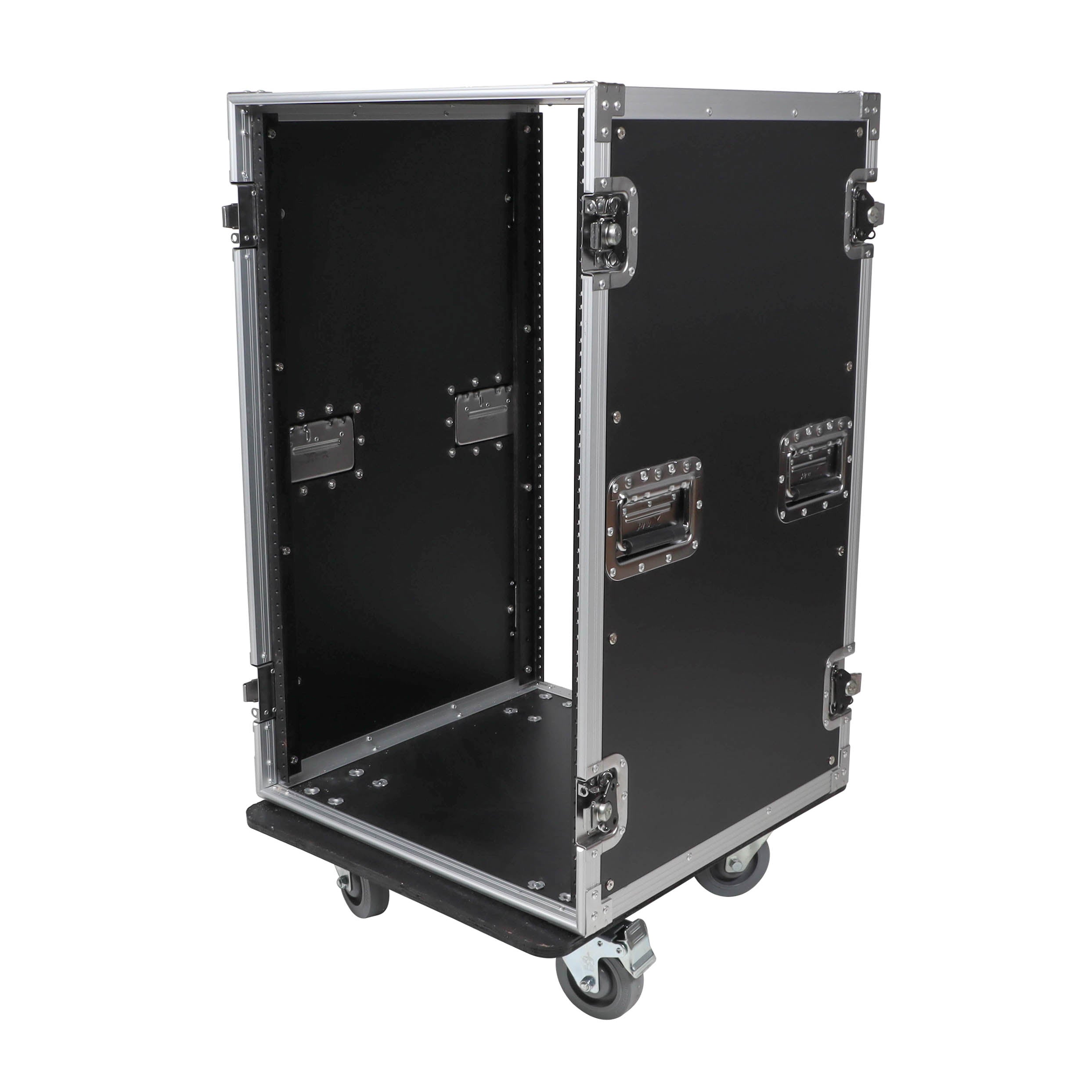 ProX 18U Space Amp Rack Mount ATA Flight Case 19 Inch Depth W-Casters