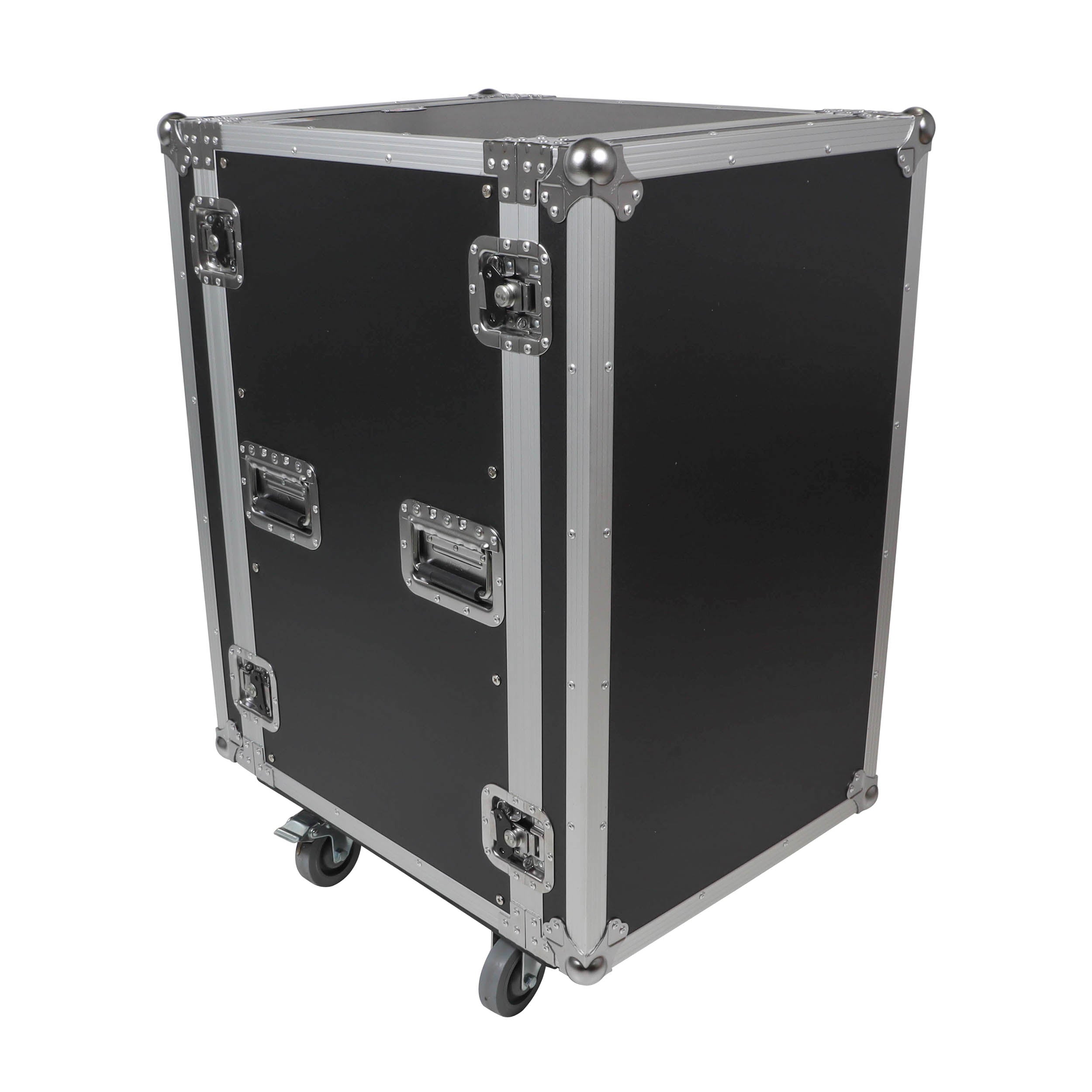 ProX 18U Space Amp Rack Mount ATA Flight Case 19 Inch Depth W-Casters