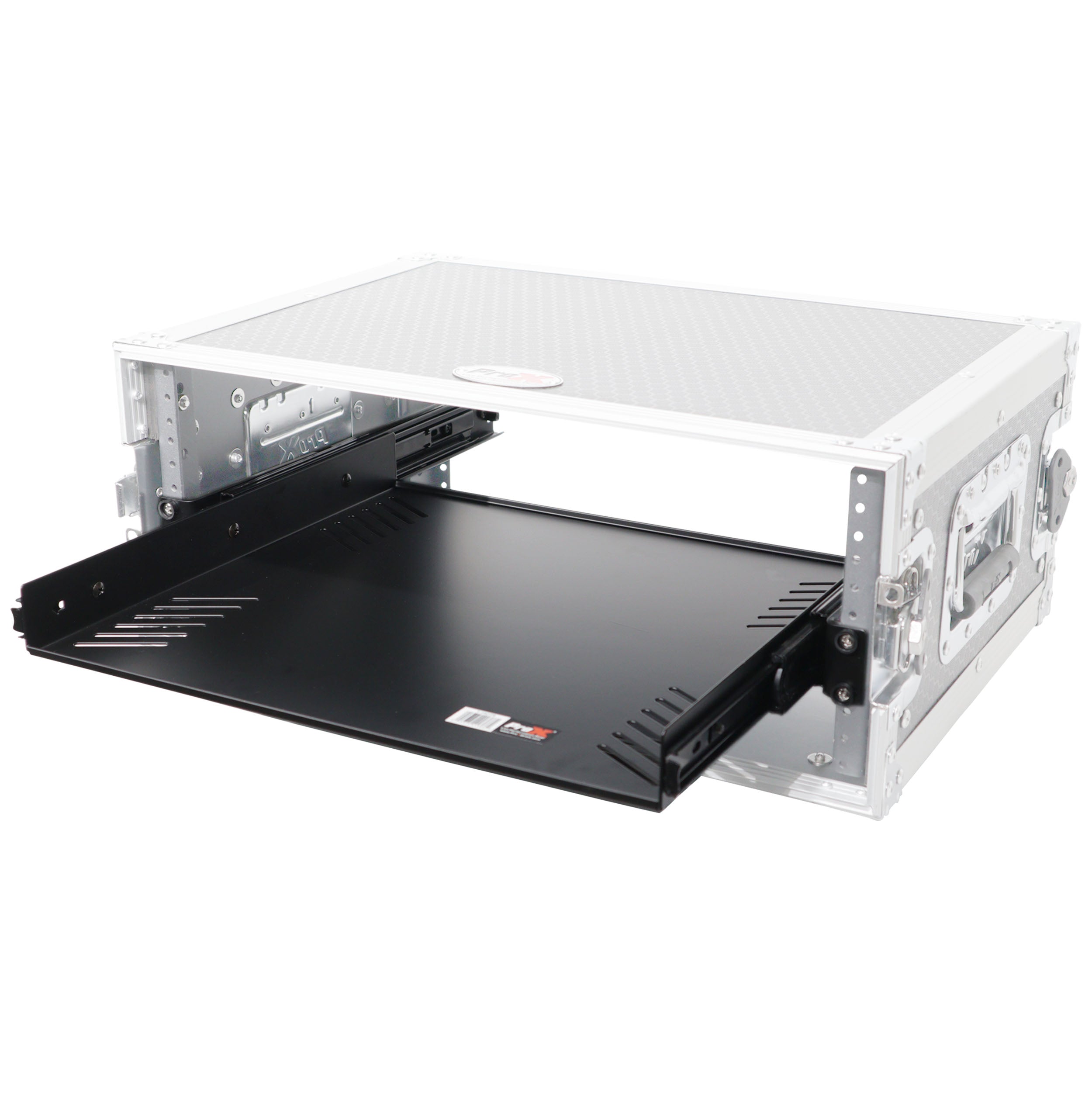 ProX 1U Ventilated Sliding Rack Tray Shelf fits 19" Standard Rack Mount