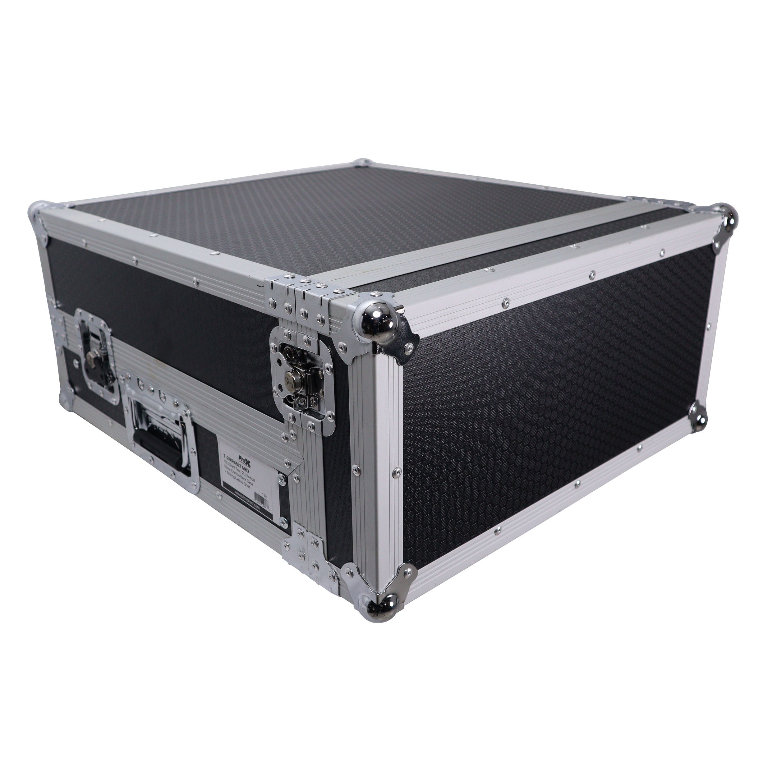 ProX 2U Rack Front and 10U Top Mixer Mobile DJ Combo ATA Flight Style Case
