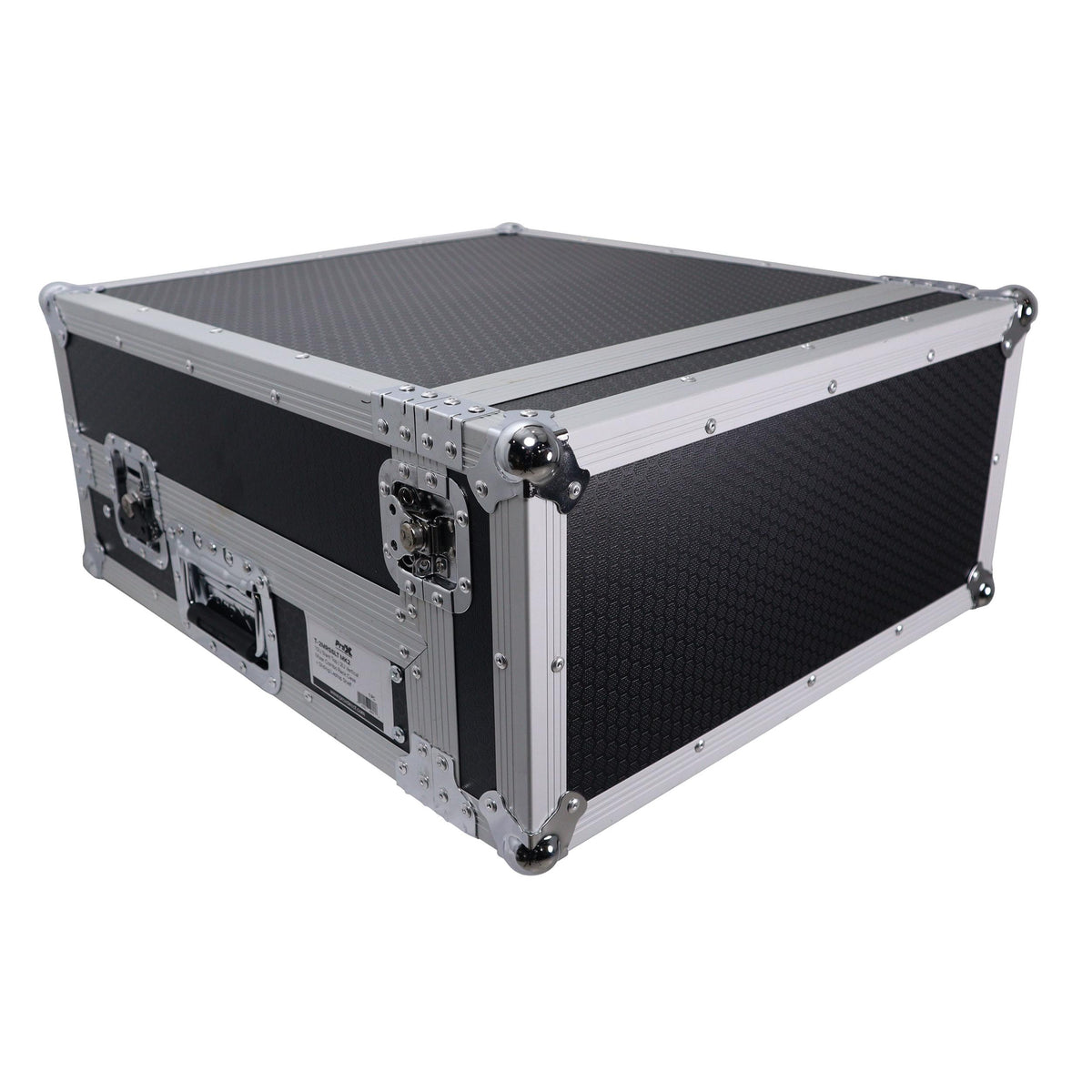 ProX 2U Vertical Rack Mount Flight Case with 10U Top for Mixer Combo Amp Rack.