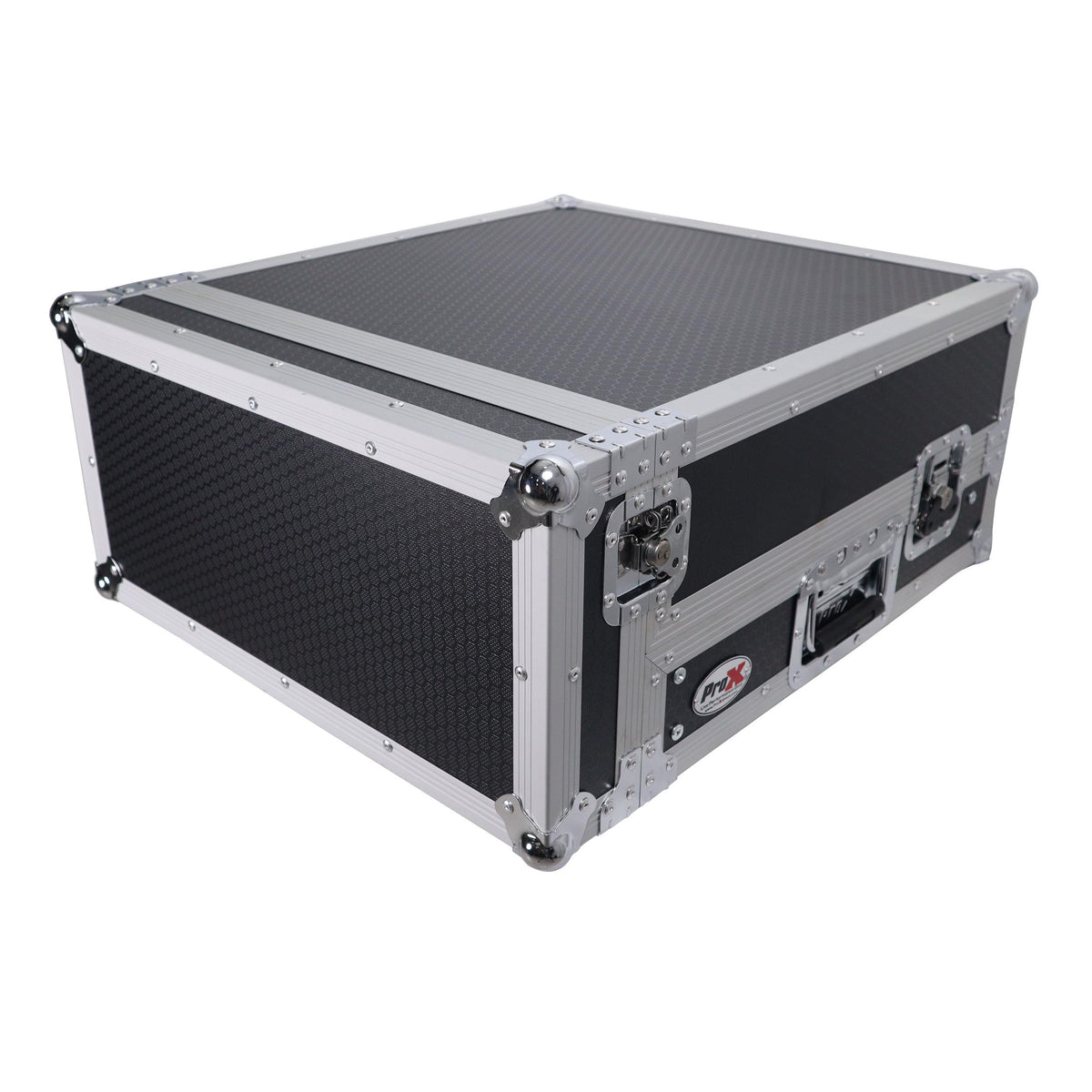 ProX 2U Vertical Rack Mount Flight Case with 10U Top for Mixer Combo Amp Rack.