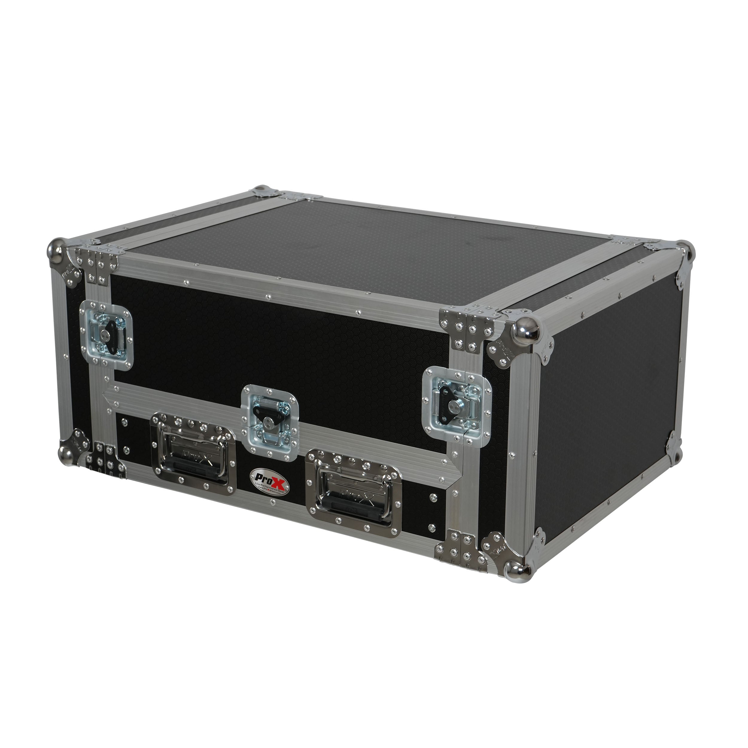 ProX 13U Top Mixer and 2U Rack Combo Flight Case with Laptop Shelf and 3 removable doors