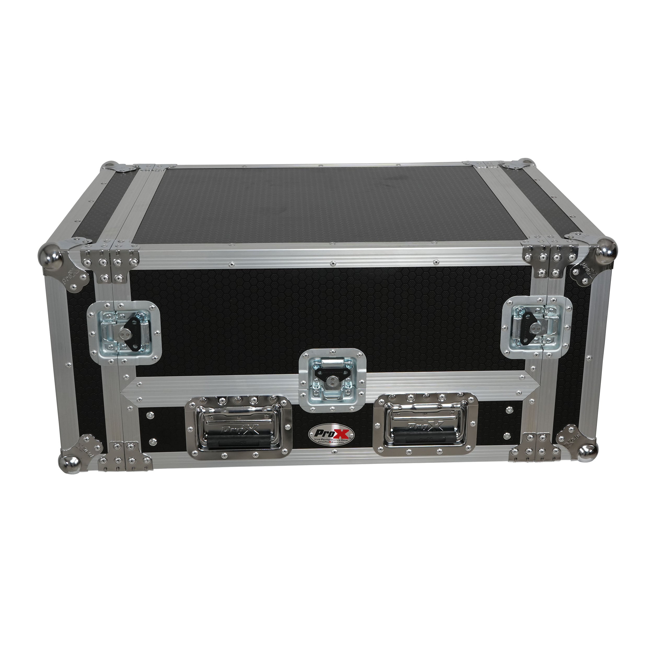 ProX 13U Top Mixer and 2U Rack Combo Flight Case with Laptop Shelf and 3 removable doors
