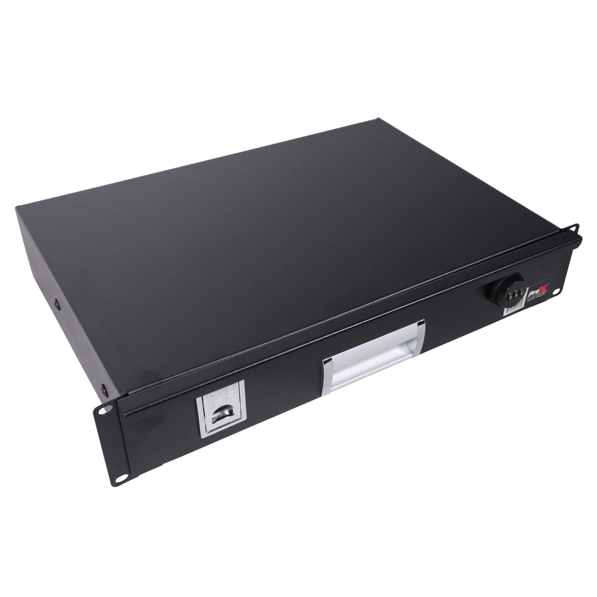 ProX 2U Rack Space 12" Depth Rack Mount Drawer for Audio, DJ, and IT Server rack cases..