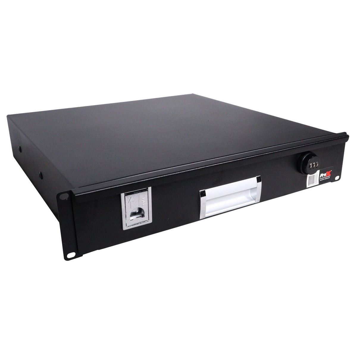 ProX 2U Rack Space 18" Depth Rack Mount Drawer for Audio, DJ, and IT Server rack cases..