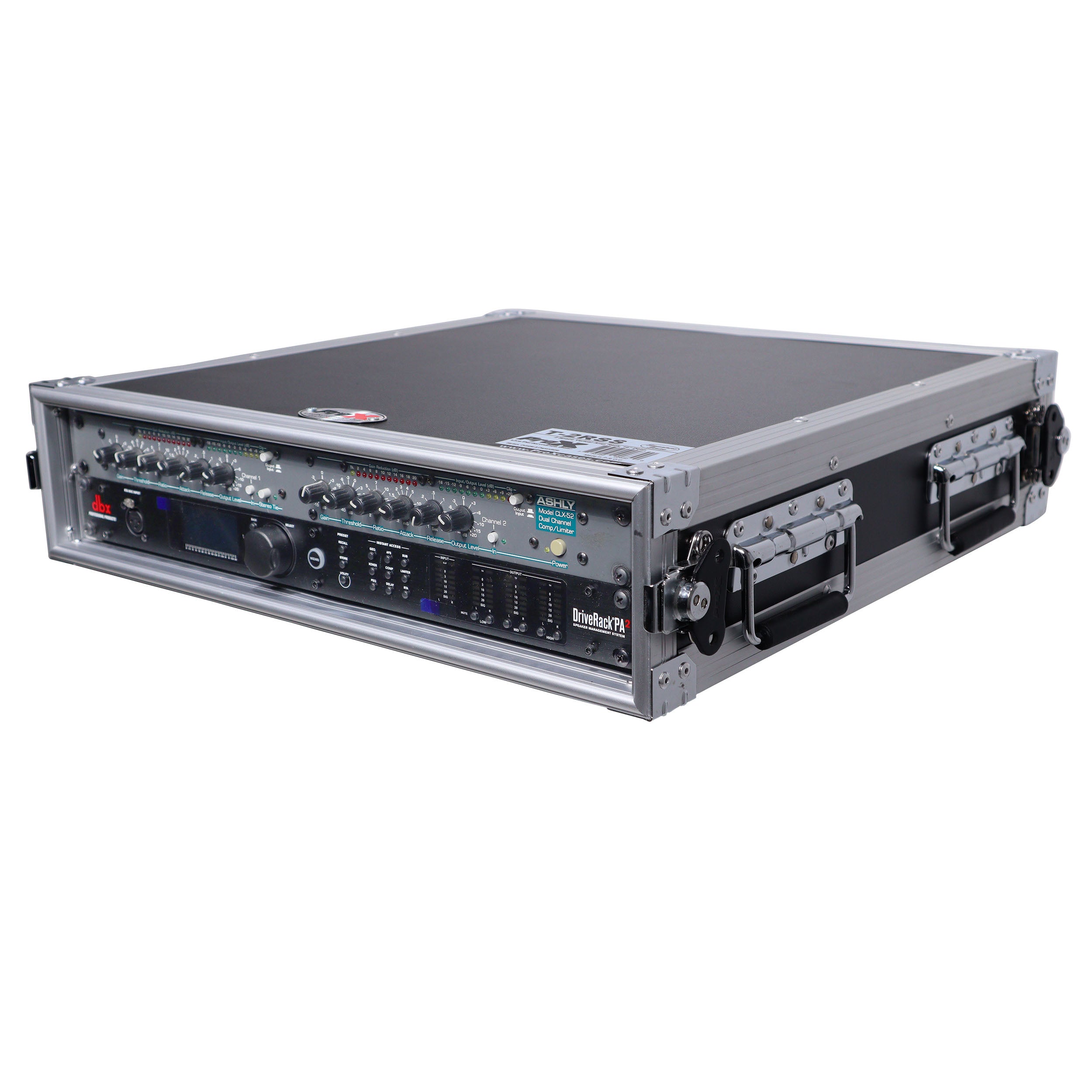 ProX 2U 2 Space Rack Mount ATA Flight Case 19 Inch Depth