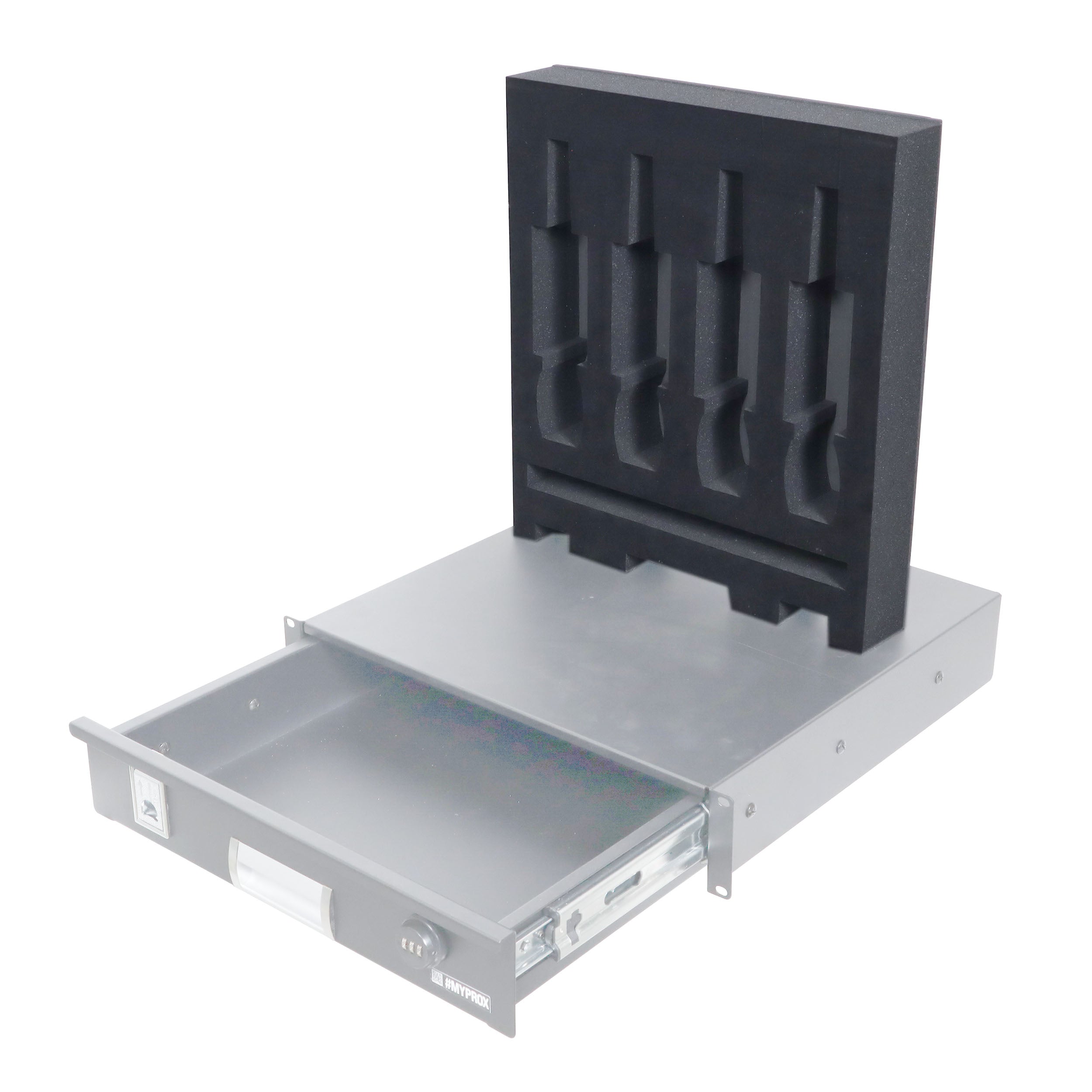 ProX Replacement Foam for 2U rack Rack Drawer Fits 4x Microphone.