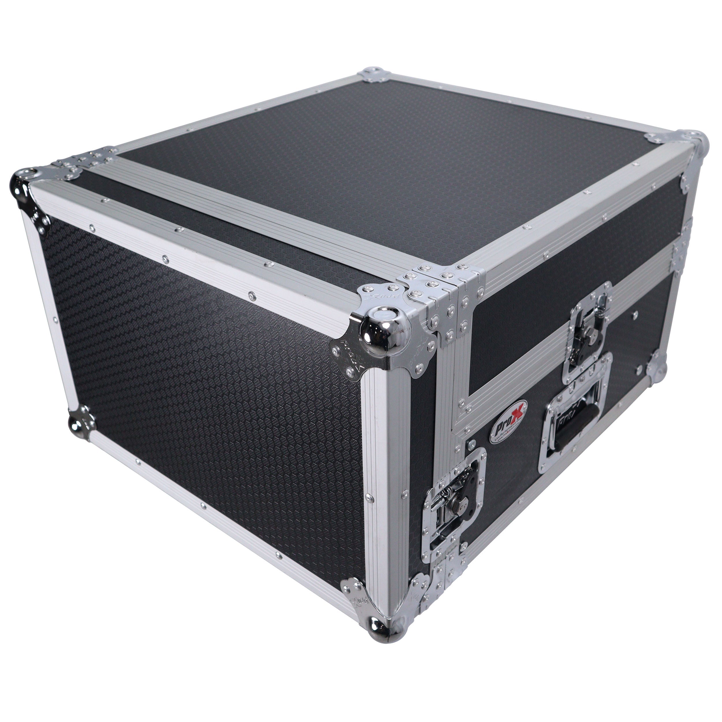 ProX 4U Vertical Rack Mount Flight Case with 10U Top for Mixer Combo Amp Rack
