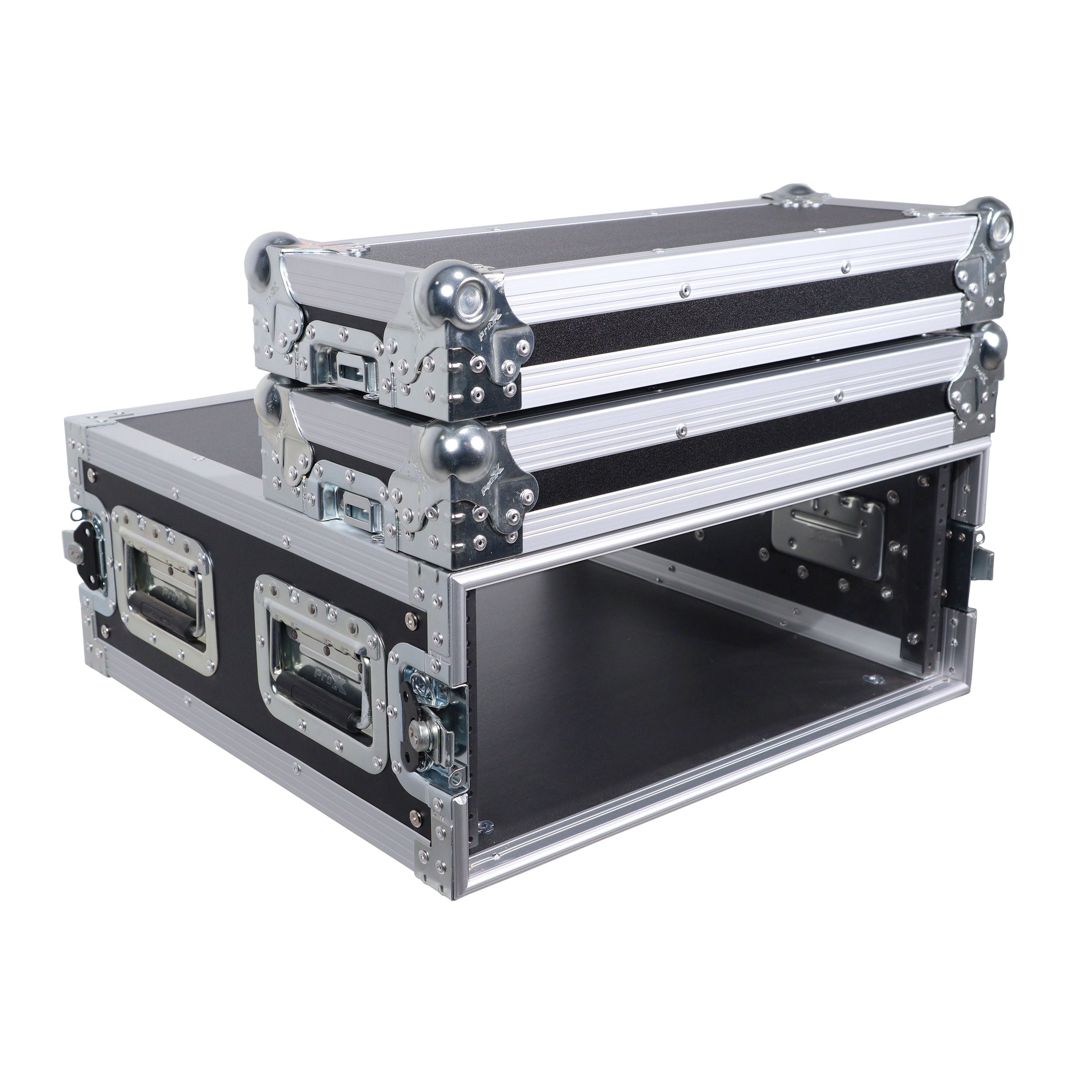 ProX 4U Space Amp Rack Mount ATA Style Flight Case 19 In. Depth