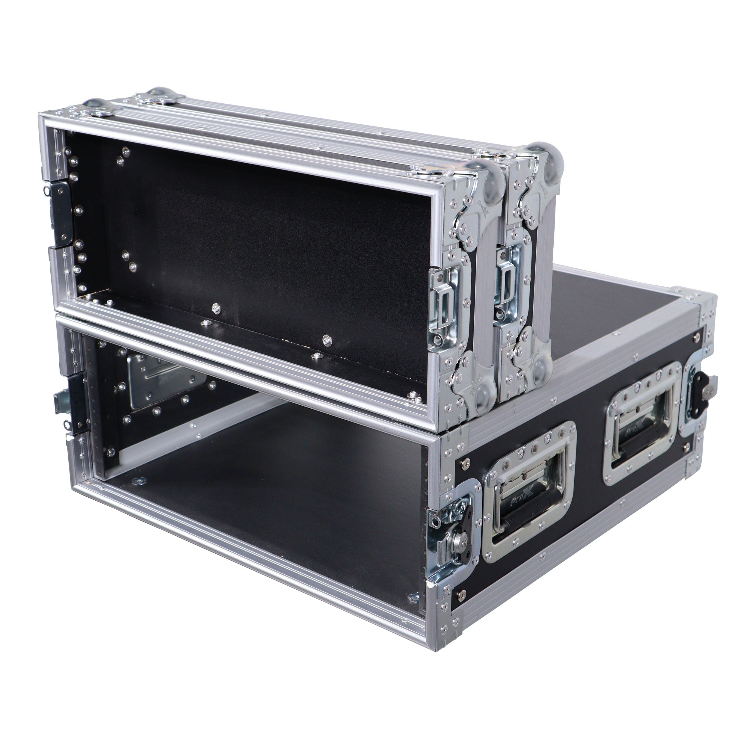 ProX 4U Space Amp Rack Mount ATA Style Flight Case 19 In. Depth