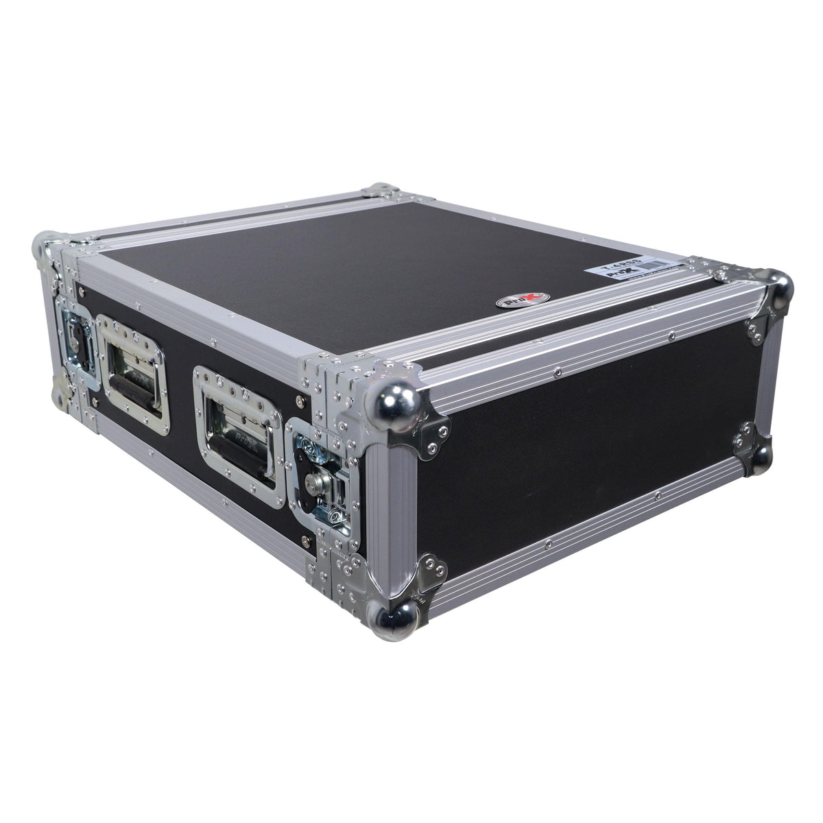 ProX 4U Space Amp Rack Mount ATA Style Flight Case 19 In. Depth.