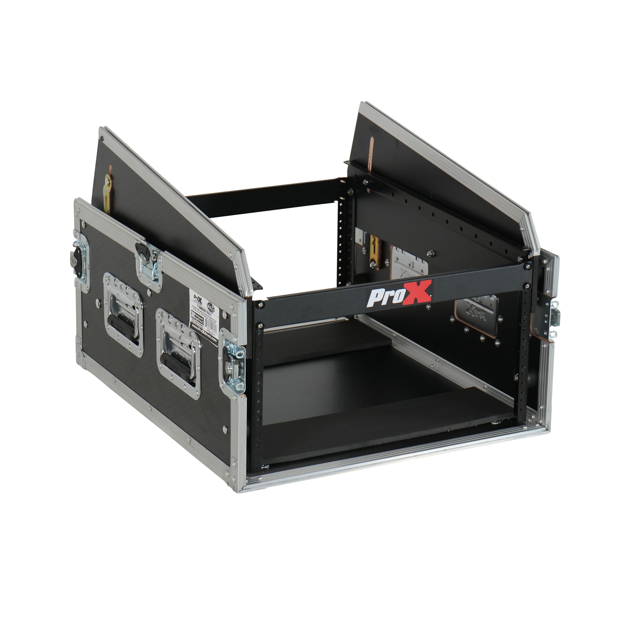 ProX 13U Top Mixer 6U Front Rack Combo Flight Case with Removable Sliding Laptop Shelf