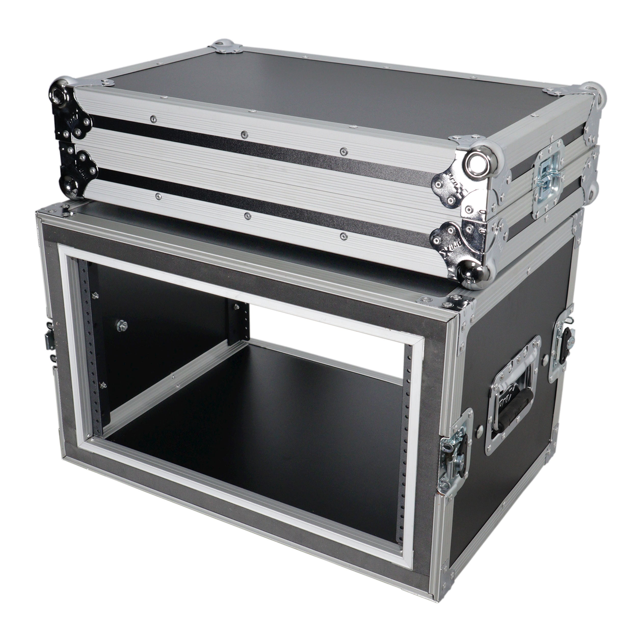 ProX 6U Vertical Shockproof Effects Rack 14" Depth Rail to Rail with Handles