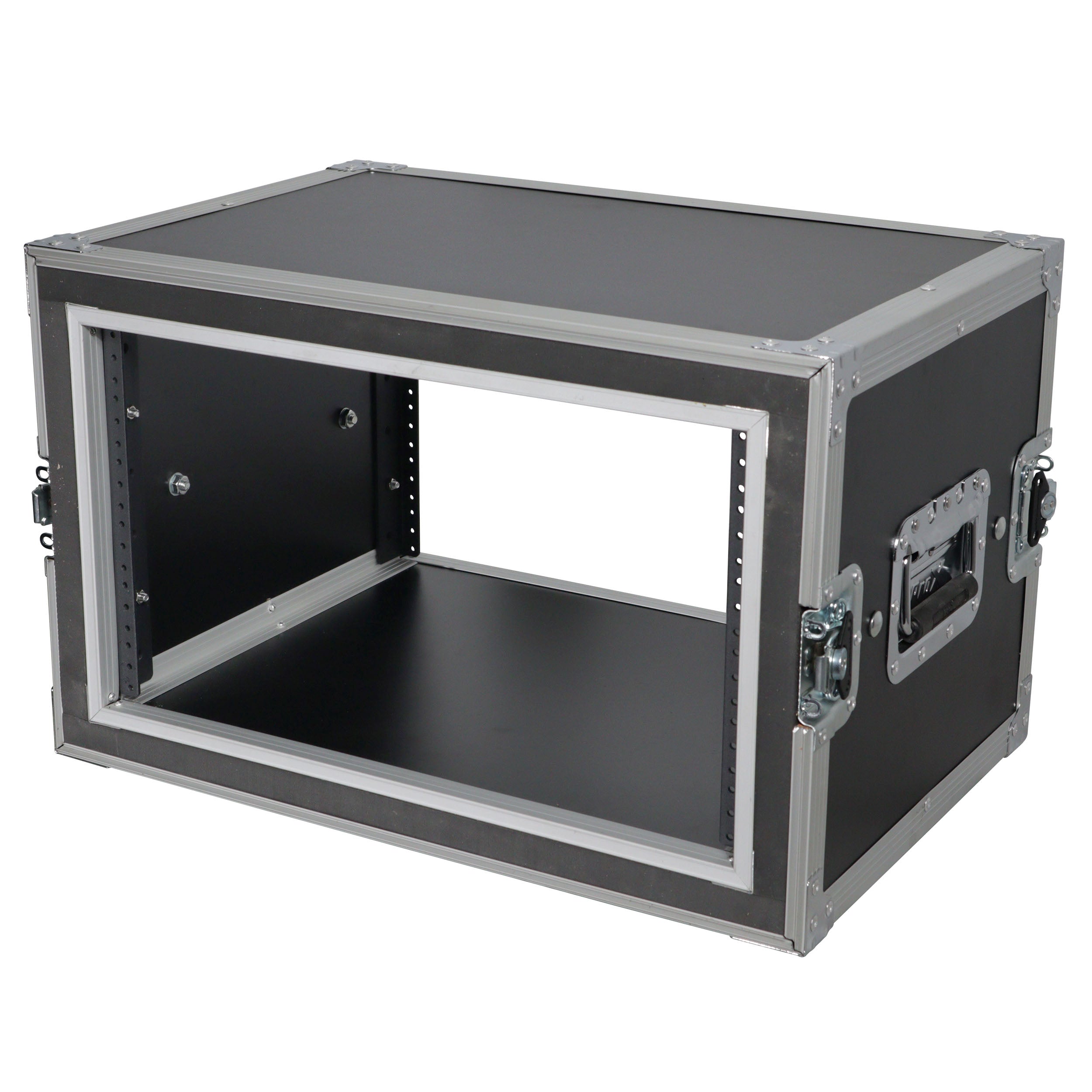 ProX 6U Vertical Shockproof Effects Rack 14" Depth Rail to Rail with Handles