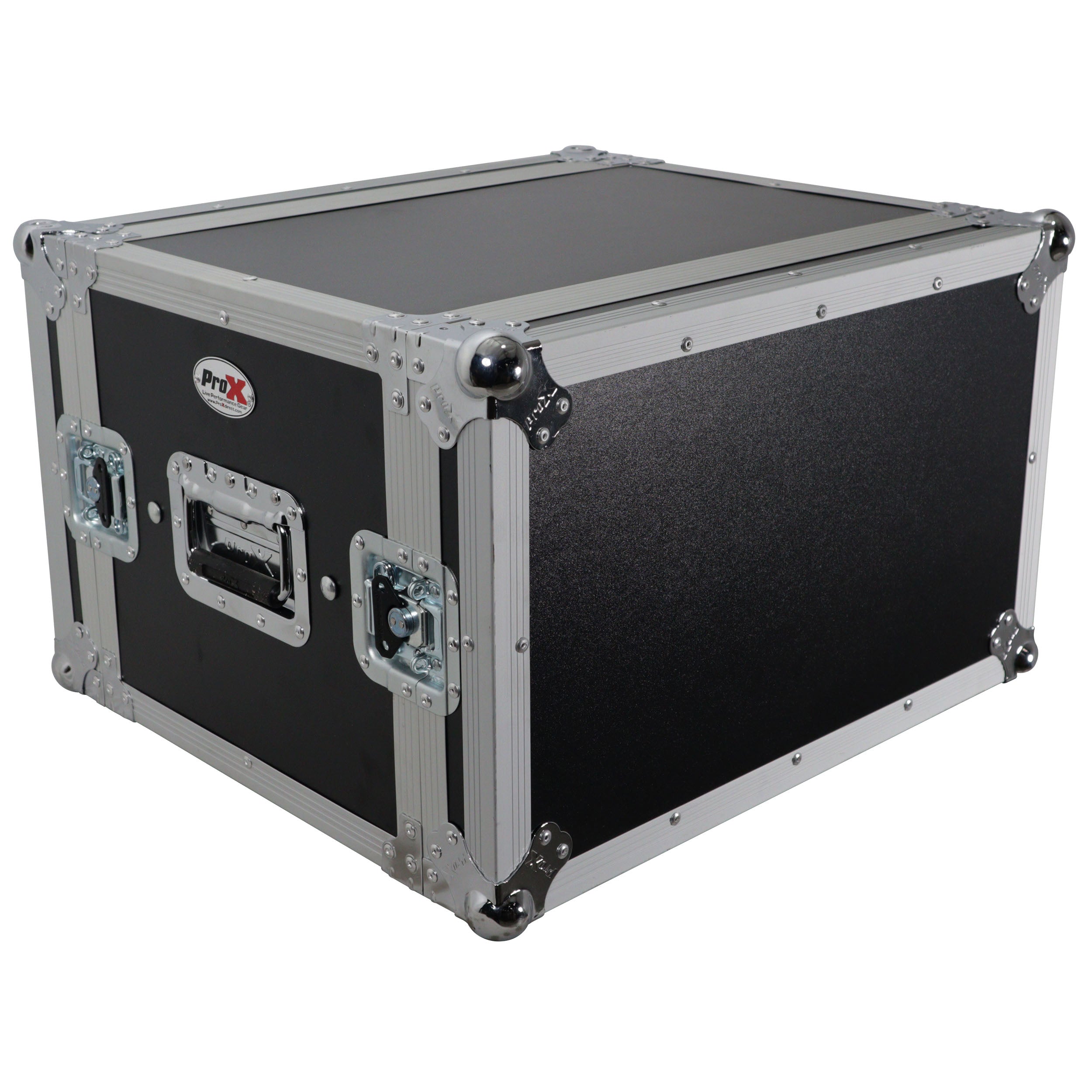 ProX 6U Vertical Shockproof Effects Rack 14" Depth Rail to Rail with Handles
