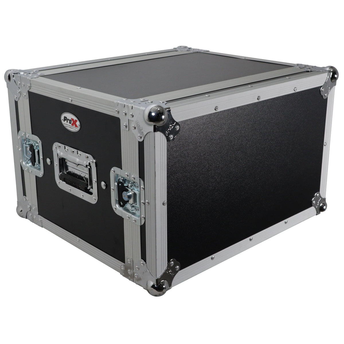 ProX 6U Vertical Shockproof Effects Rack 14" Depth Rail to Rail with Handles.
