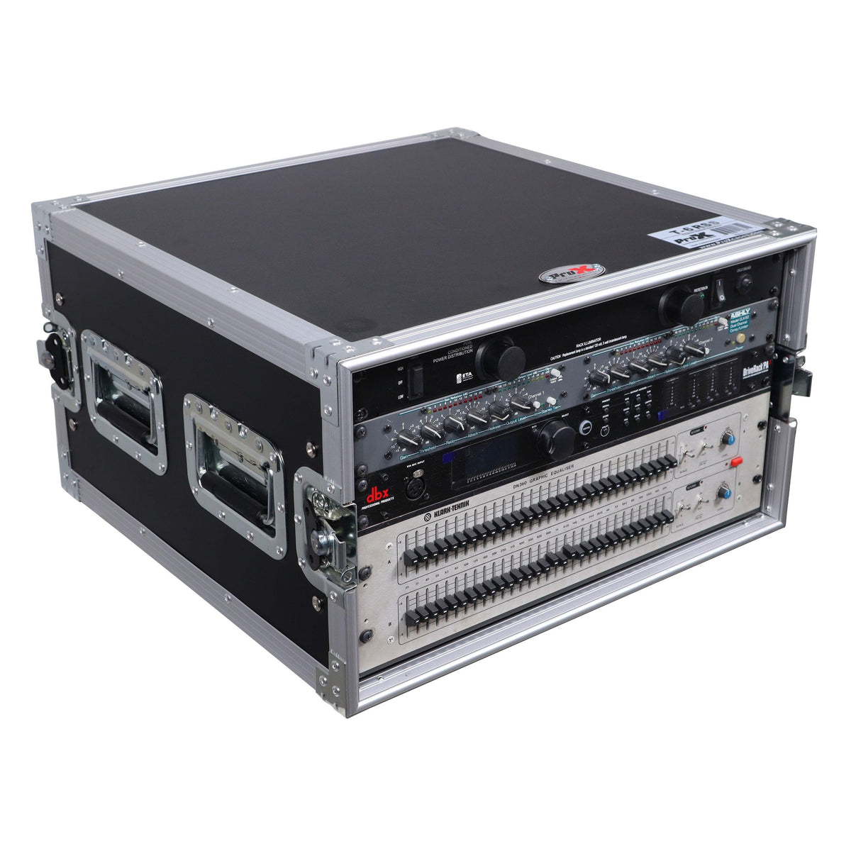 ProX 6U Space Amp Rack Mount ATA Flight Case 19" Depth.
