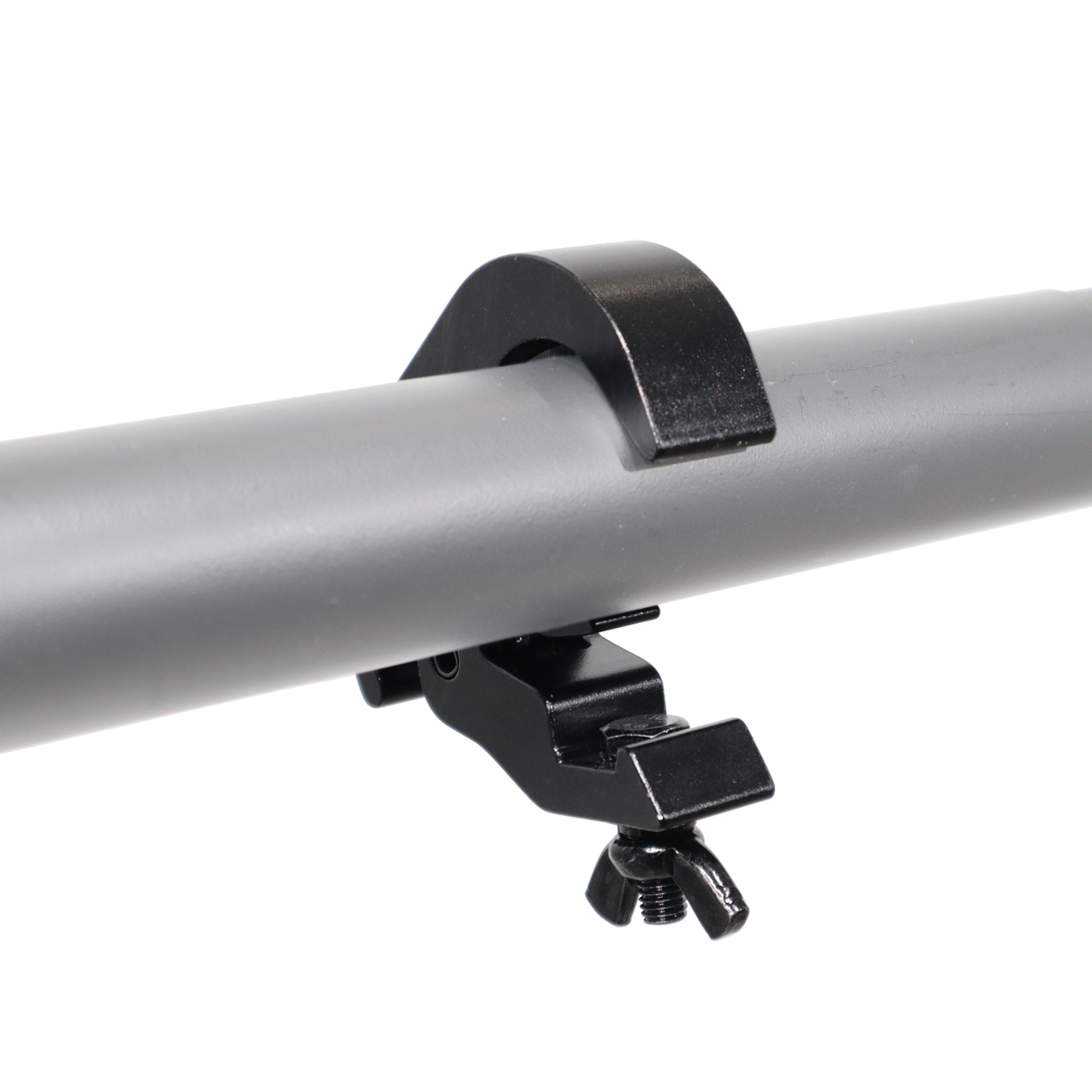 ProX T-C12H-BLK Self-Locking M10 Clamp w/ Big Wing for 2" Truss Tube Capacity 330 lbs. — Aluminum