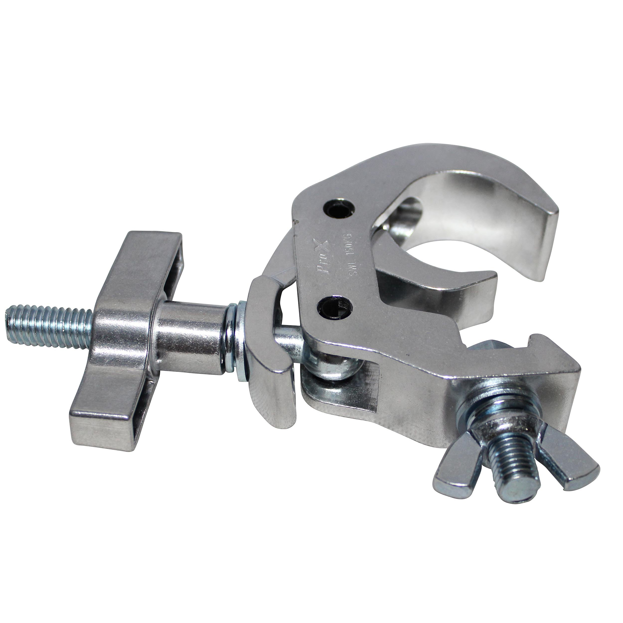 ProX Aluminum Self-Locking M10 Clamp with Big Wing Knob for 2" Truss Tube Capacity 330 lbs..
