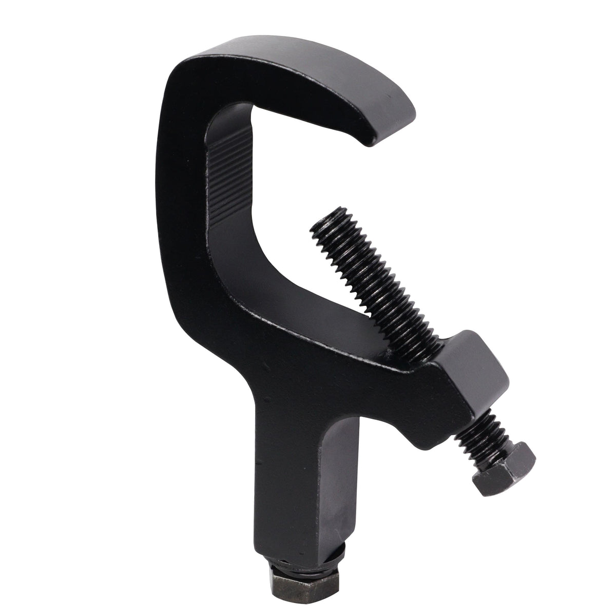 ProX Aluminum C-Clamp for 1.5 to 2" Truss Tube Capacity 330 lbs. Black Finish.