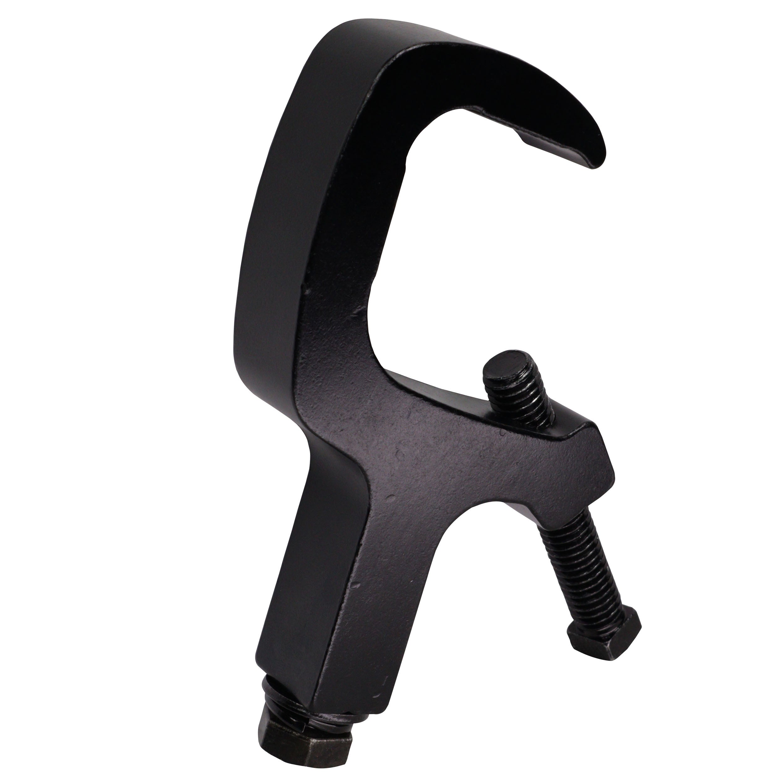 ProX Aluminum C-Clamp for 1.5 to 2" Truss Tube Capacity 330 lbs. Black Finish