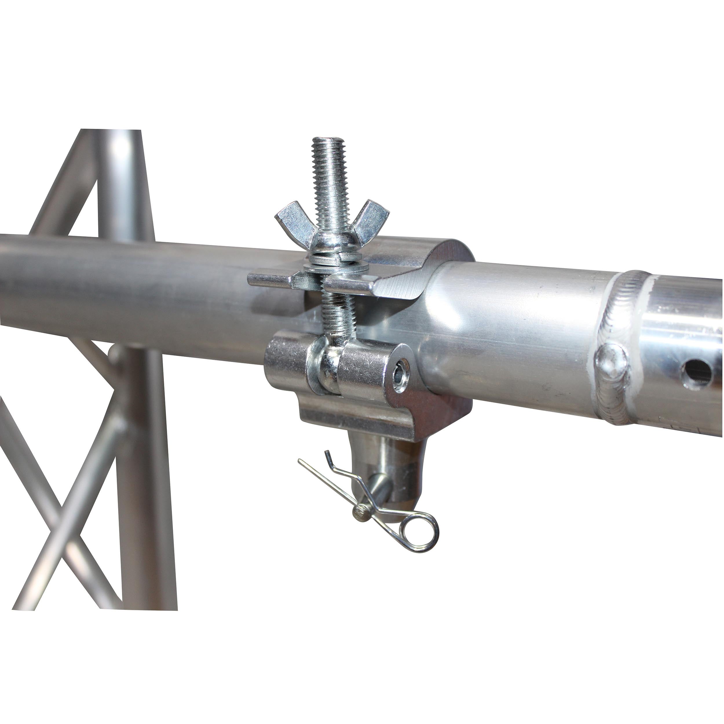 ProX Aluminum Pro M10 Clamp with Half-Conical Connector for 2" Truss Tube Capacity 1102 lbs.