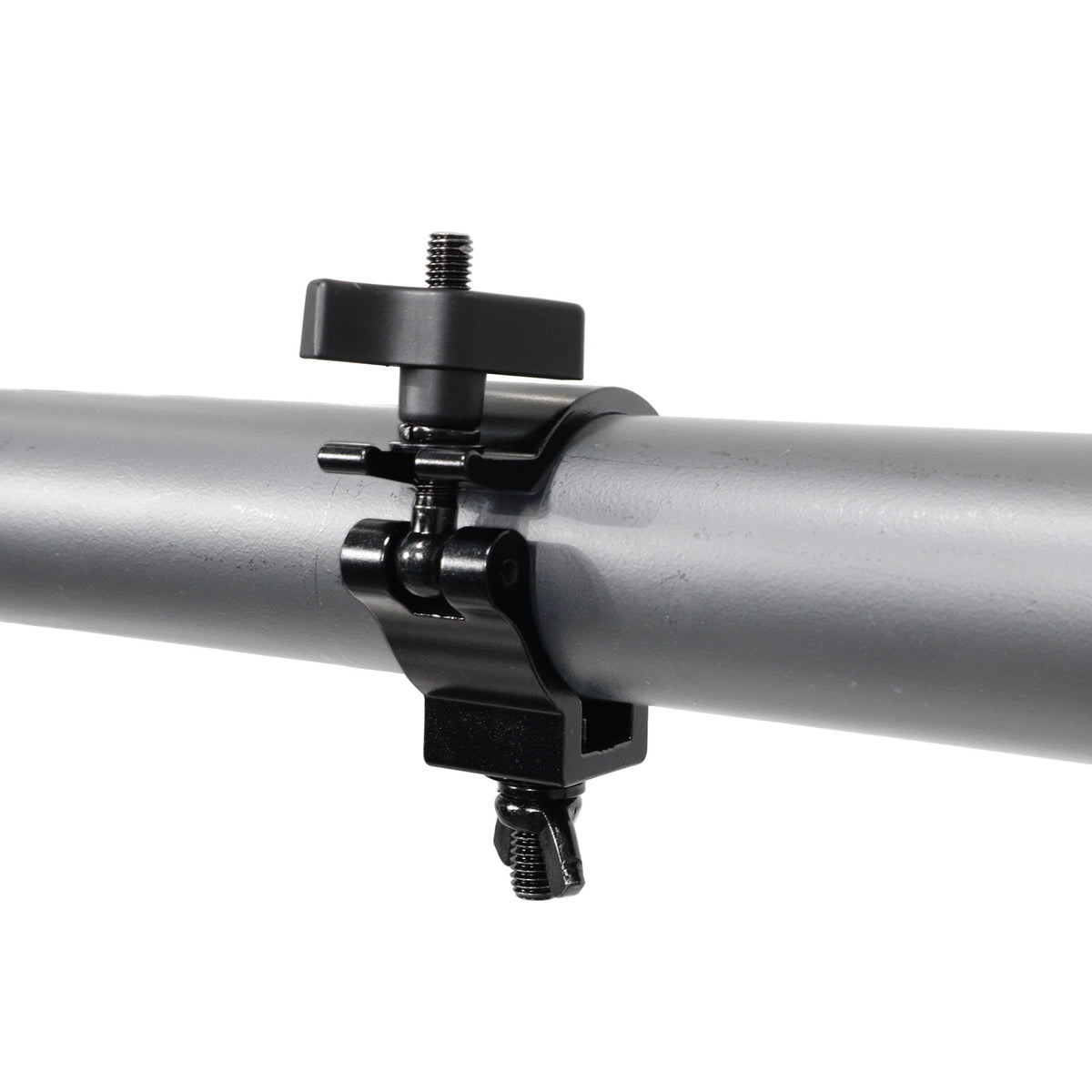 ProX Aluminum Slim M10 O-Clamp with Big Wing Knob for 2" Truss Tube Capacity 165 lbs. Black Finish.