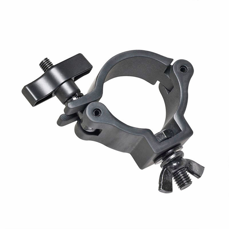 ProX Aluminum Slim M10 O-Clamp with Big Wing Knob for 2" Truss Tube Capacity 165 lbs. Black Finish