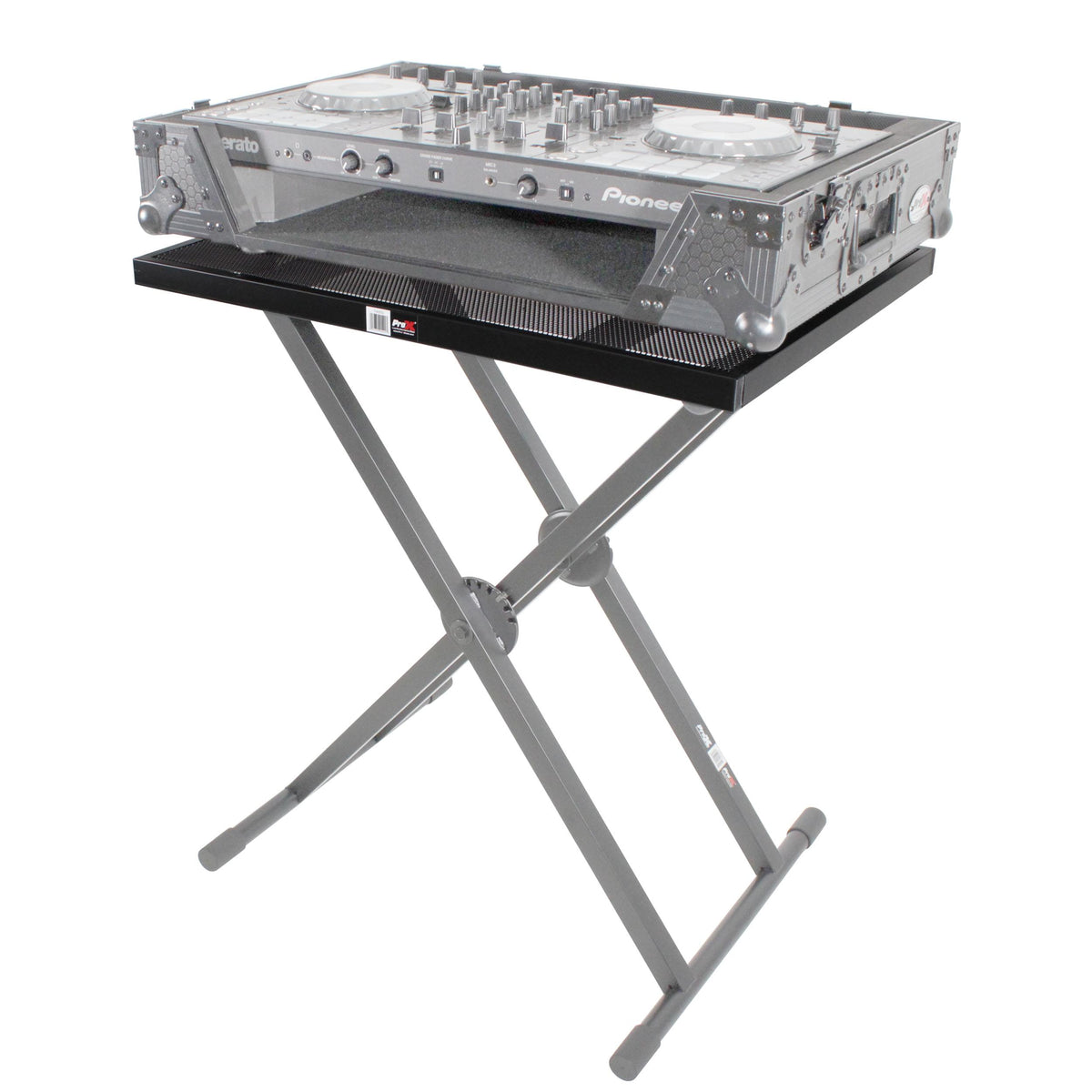 ProX Utility Music Keyboard X Stand Table Top Add on for DJ Controller Flight Case Midi Controllers Laptop.