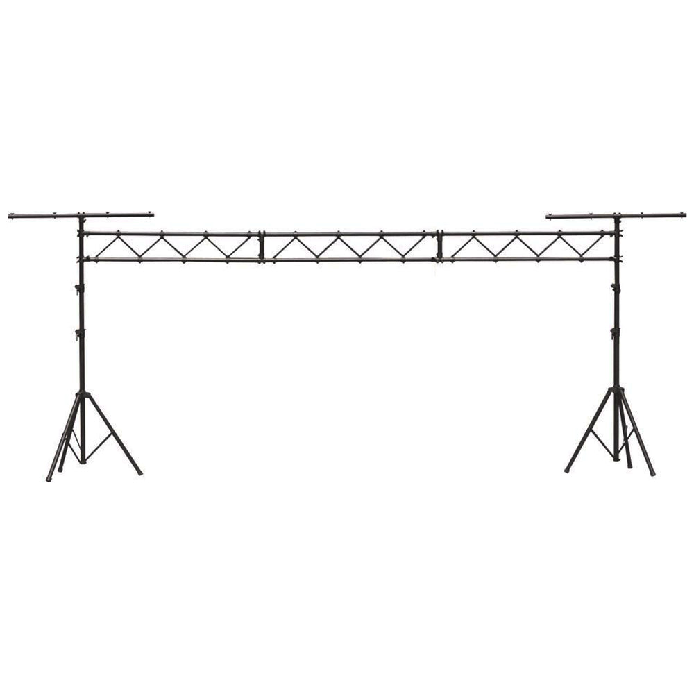 ProX 12 Ft Height Adjustable DJ Lighting Stand with (3) I-beam Sections – adjusts up to 12'H x 15'W