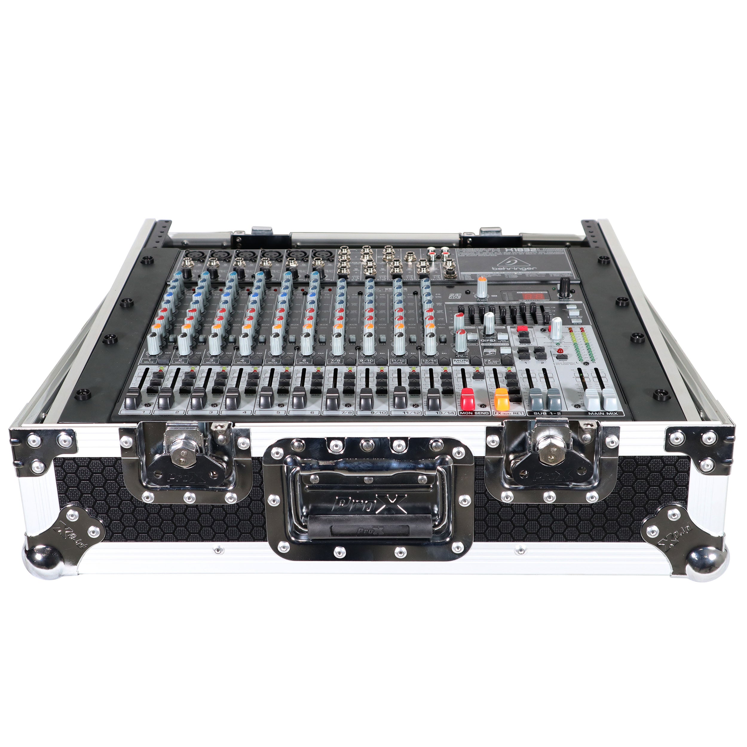 ProX 10U 19" Topload Rack Mountable Live Audio Sound Mixer DMX Flight Universal Case