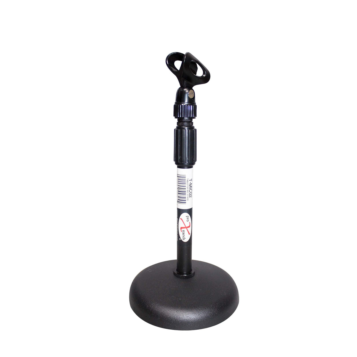 ProX Desktop Microphone Stand with 6" Round Base.