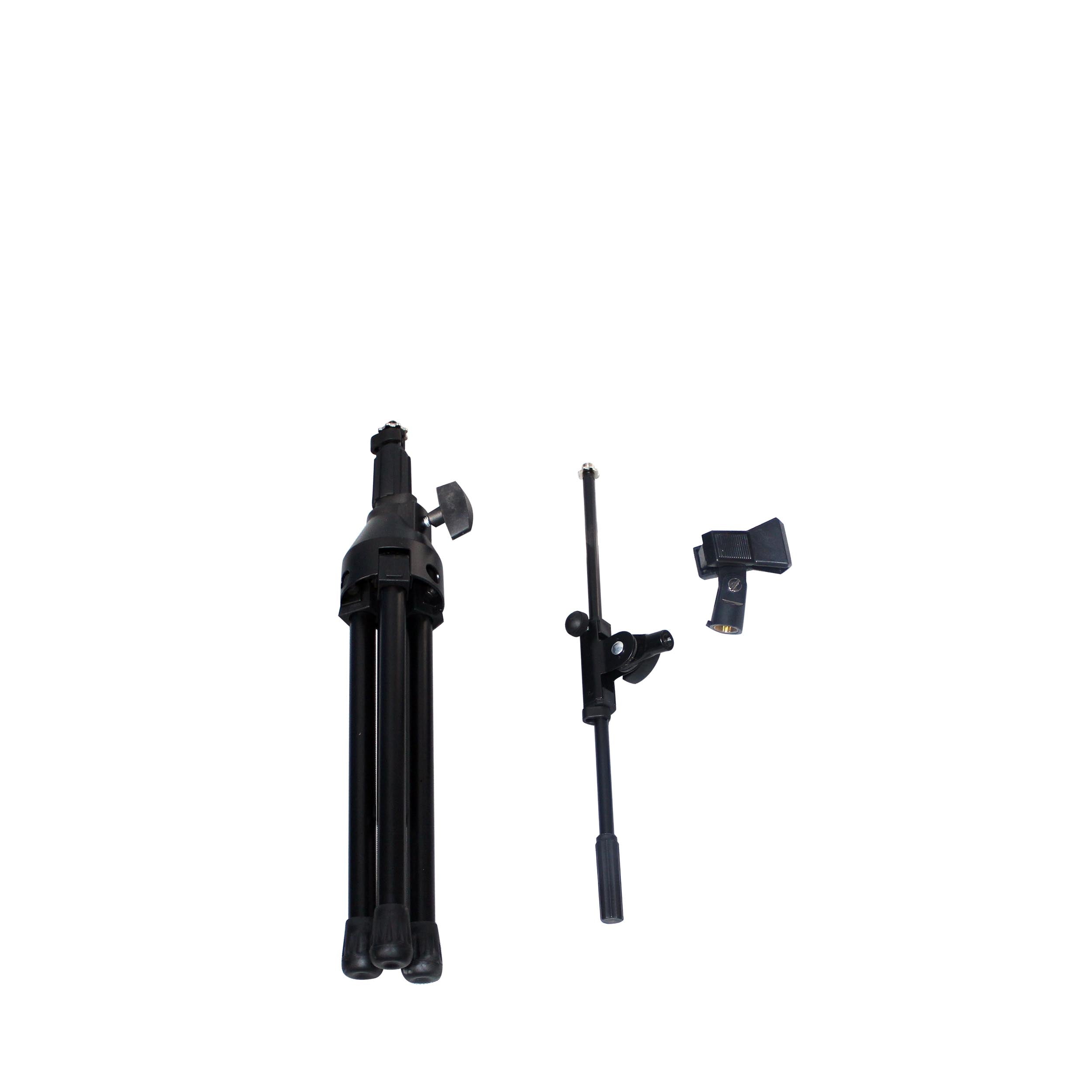ProX Short Tripod Microphone Stand W/Boom